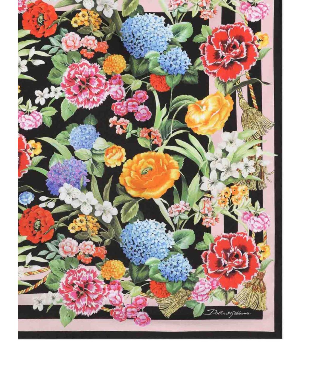 DOLCE&GABBANA Мульти шелковый платок, фото 2