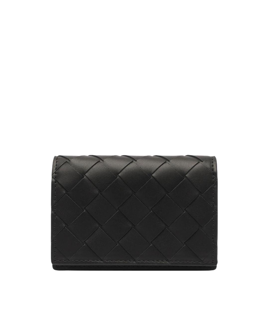 BOTTEGA VENETA Черная кожаная барсетка, фото 1