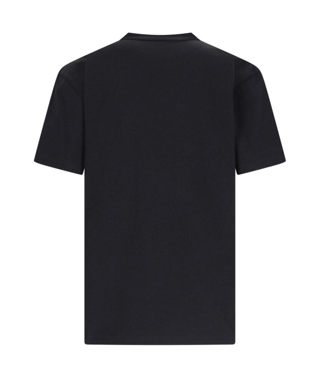 ALEXANDER WANG Черная хлопковая футболка, фото 2