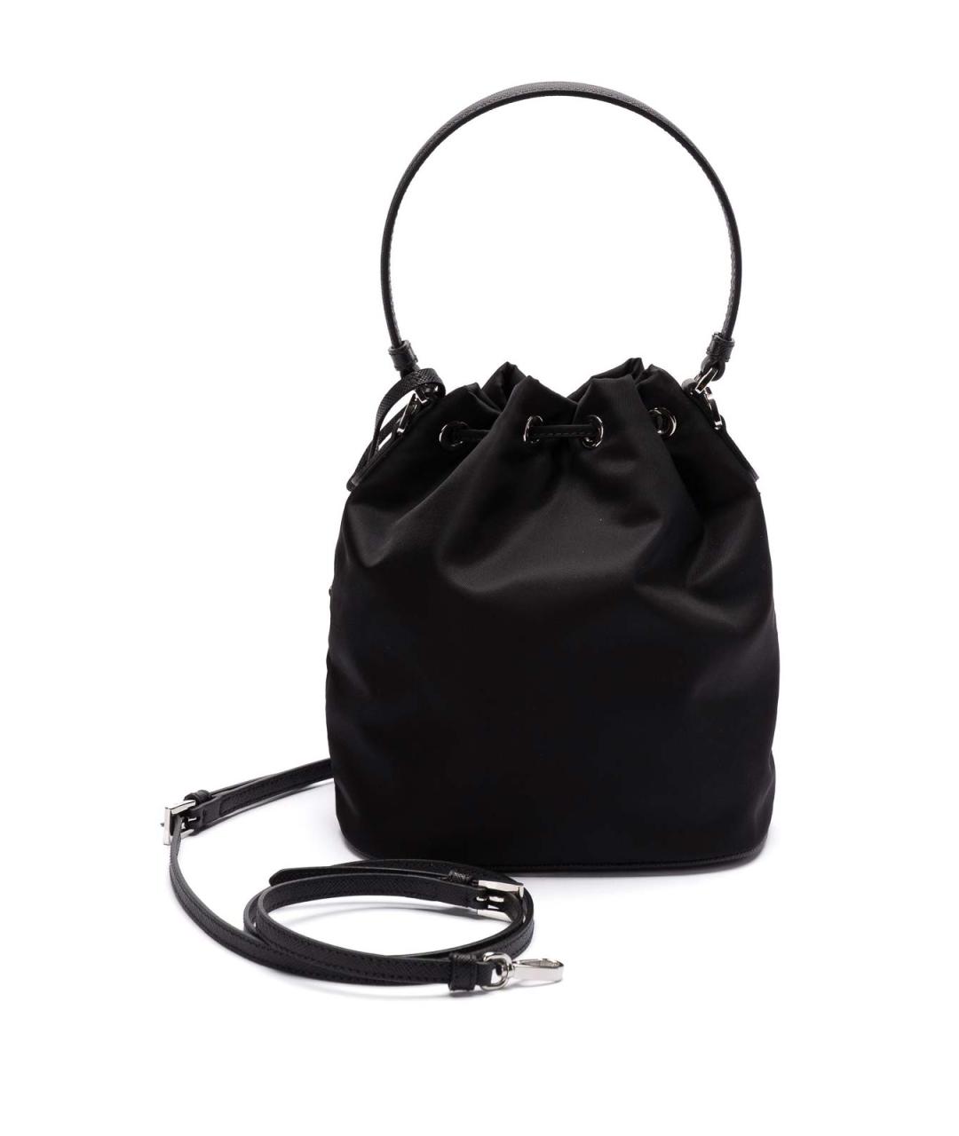 PRADA Черная тканевая сумка тоут, фото 2