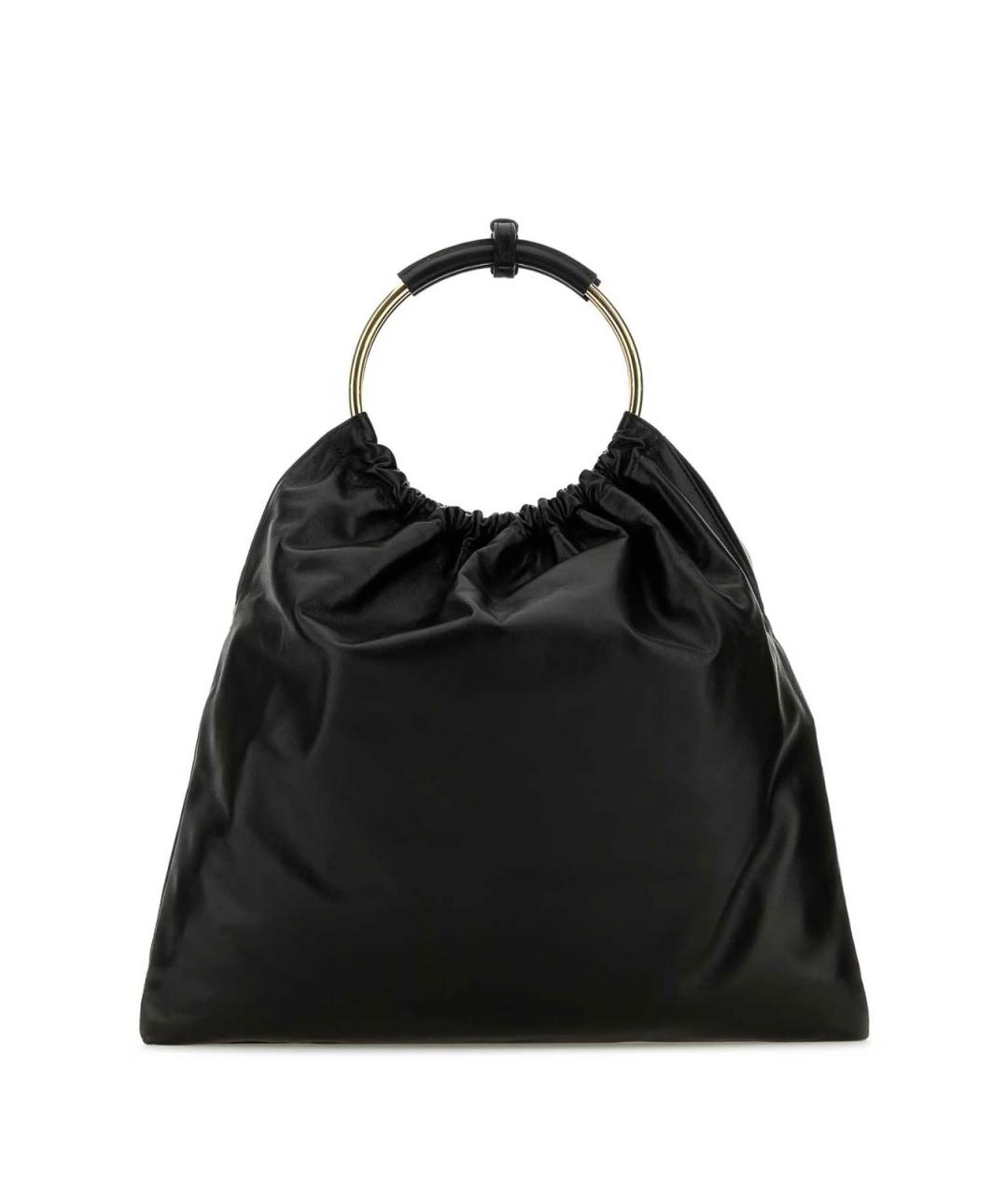 PRADA Черная кожаная сумка тоут, фото 2