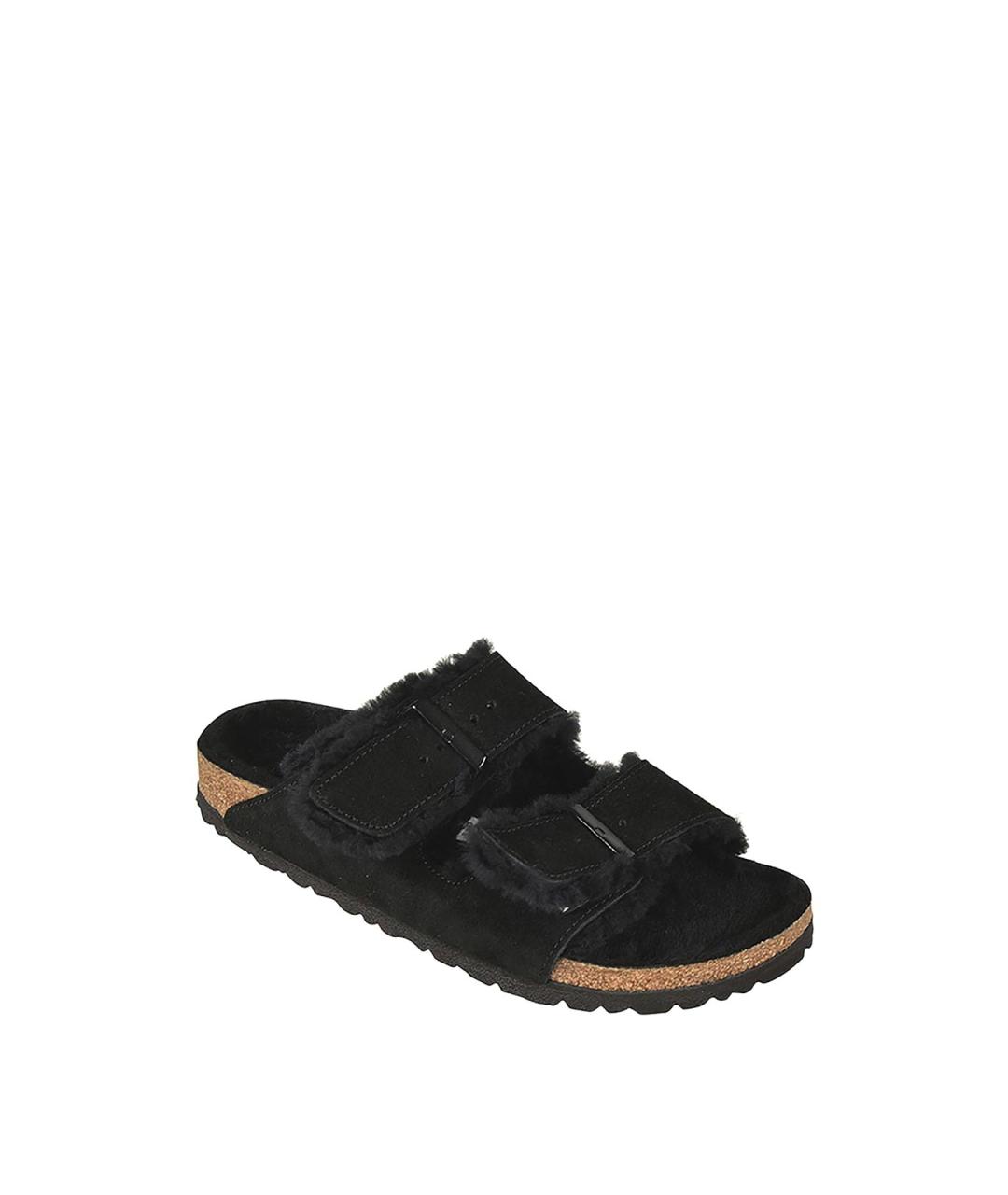 BIRKENSTOCK Черные шлепанцы, фото 2