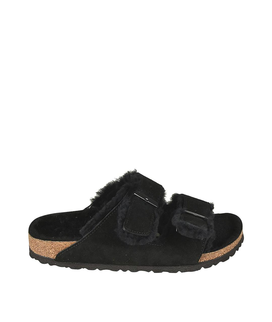 BIRKENSTOCK Черные шлепанцы, фото 1