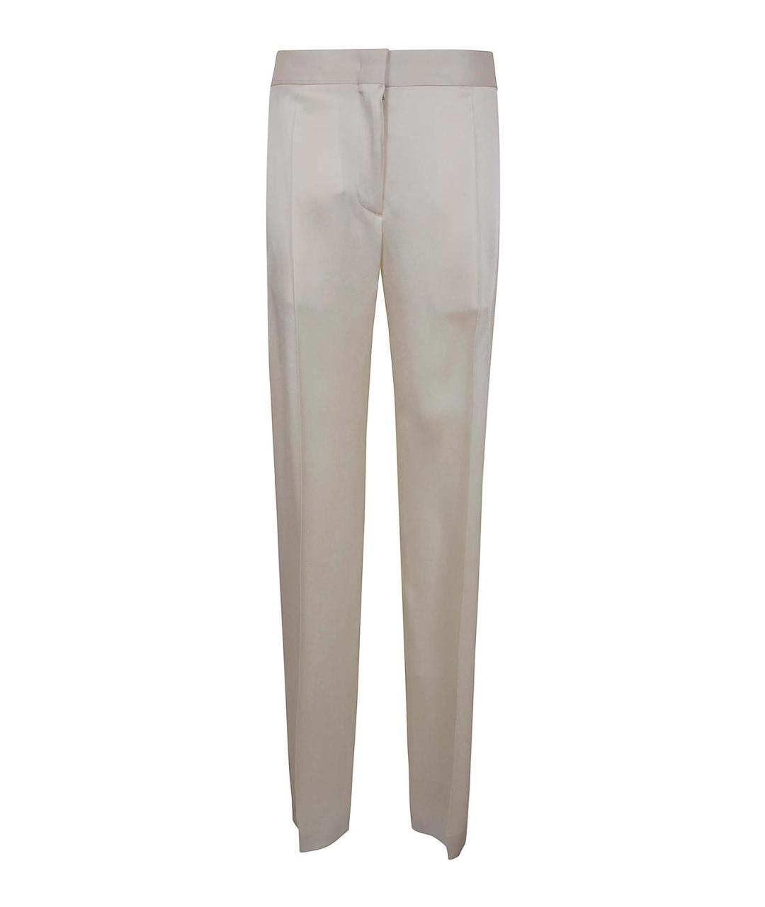 JIL SANDER Розовые вискозные брюки узкие, фото 1