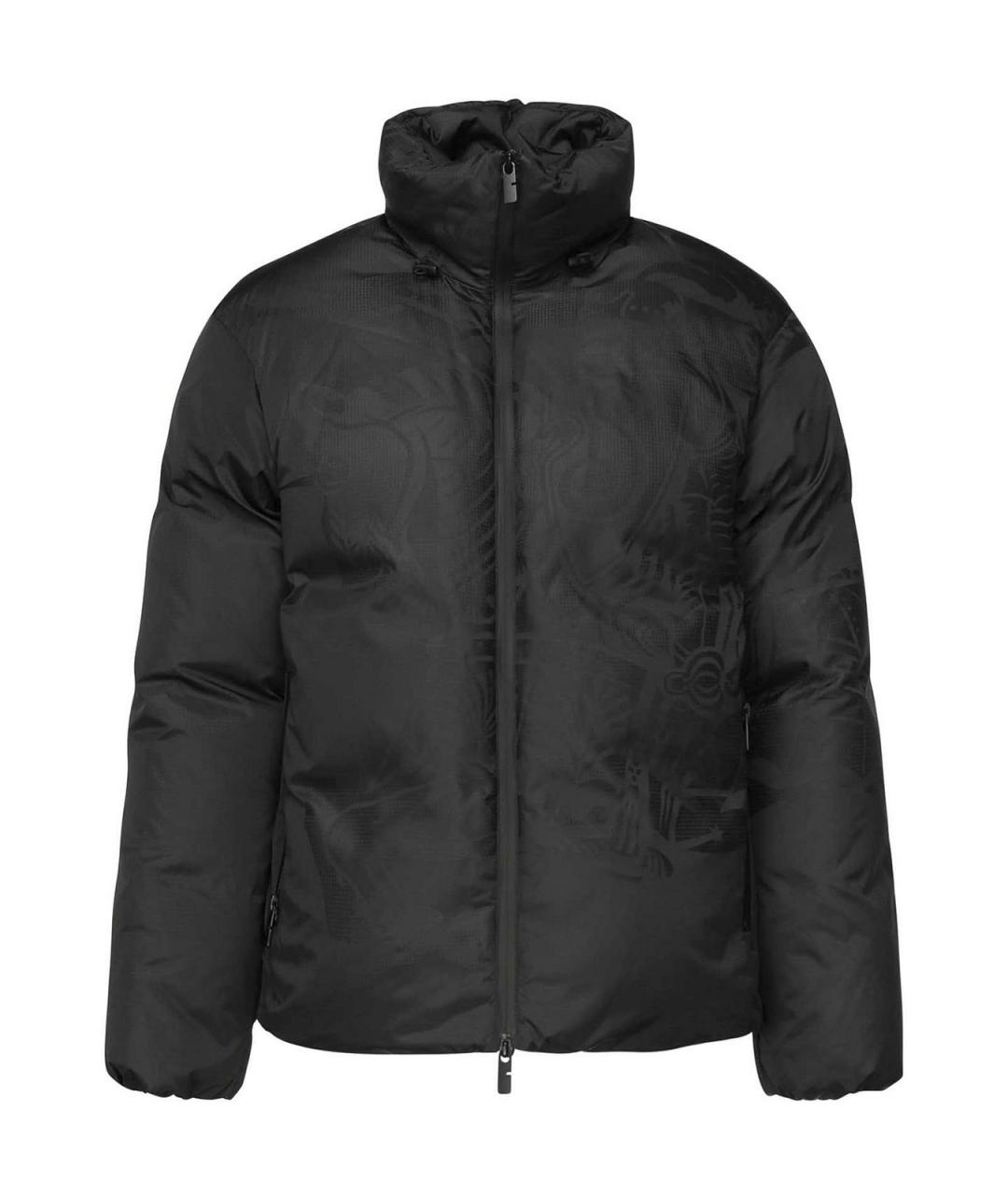BURBERRY Черная полиамидовая куртка, фото 1