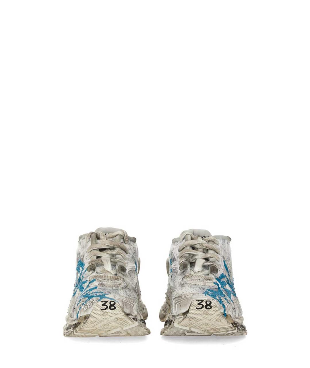 BALENCIAGA Белые синтетические кроссовки, фото 4