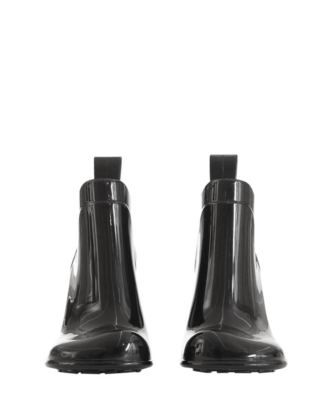 BOTTEGA VENETA Черные кожаные ботильоны, фото 2