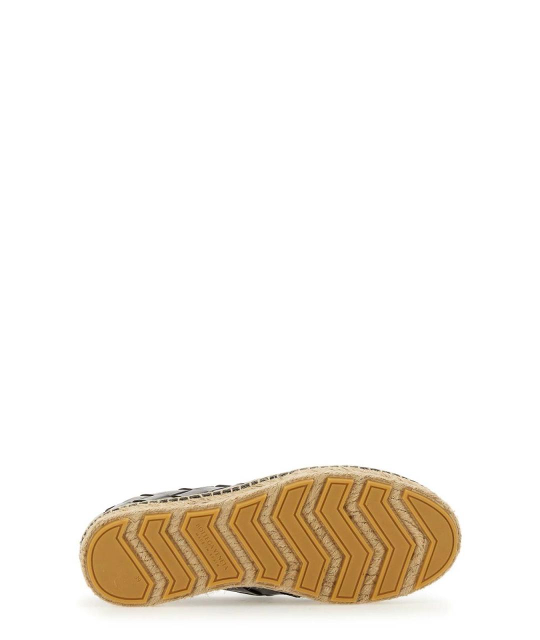 BOTTEGA VENETA Коричневые кожаные эспадрильи, фото 6