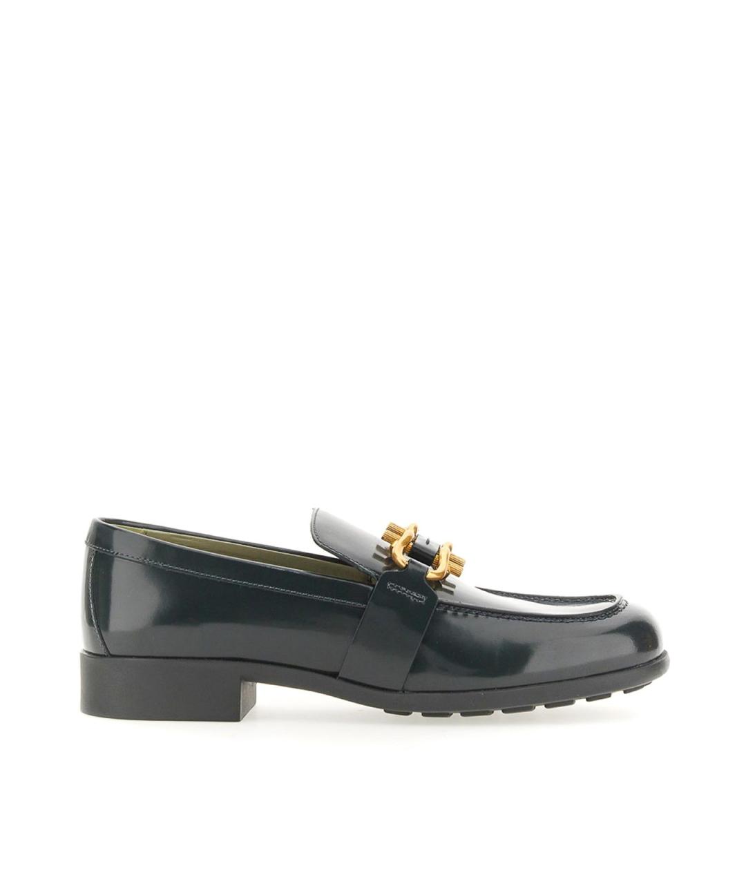 BOTTEGA VENETA Черные кожаные лоферы, фото 1