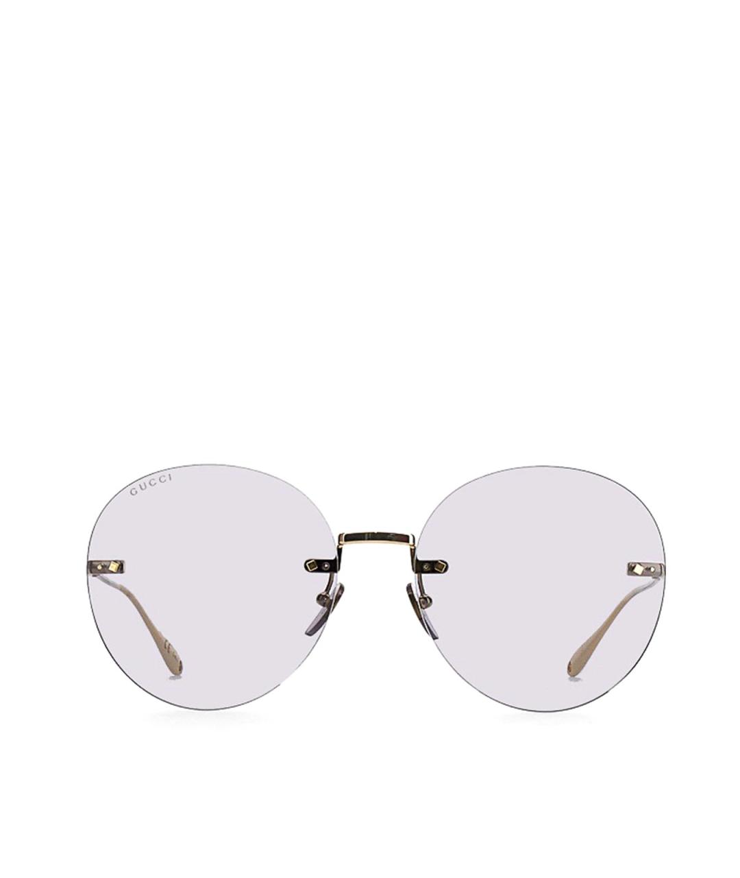 GUCCI Золотые солнцезащитные очки, фото 1