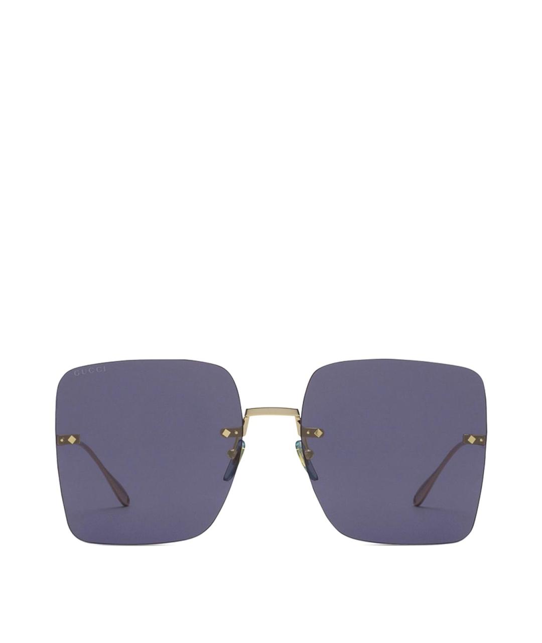 GUCCI Золотые солнцезащитные очки, фото 1