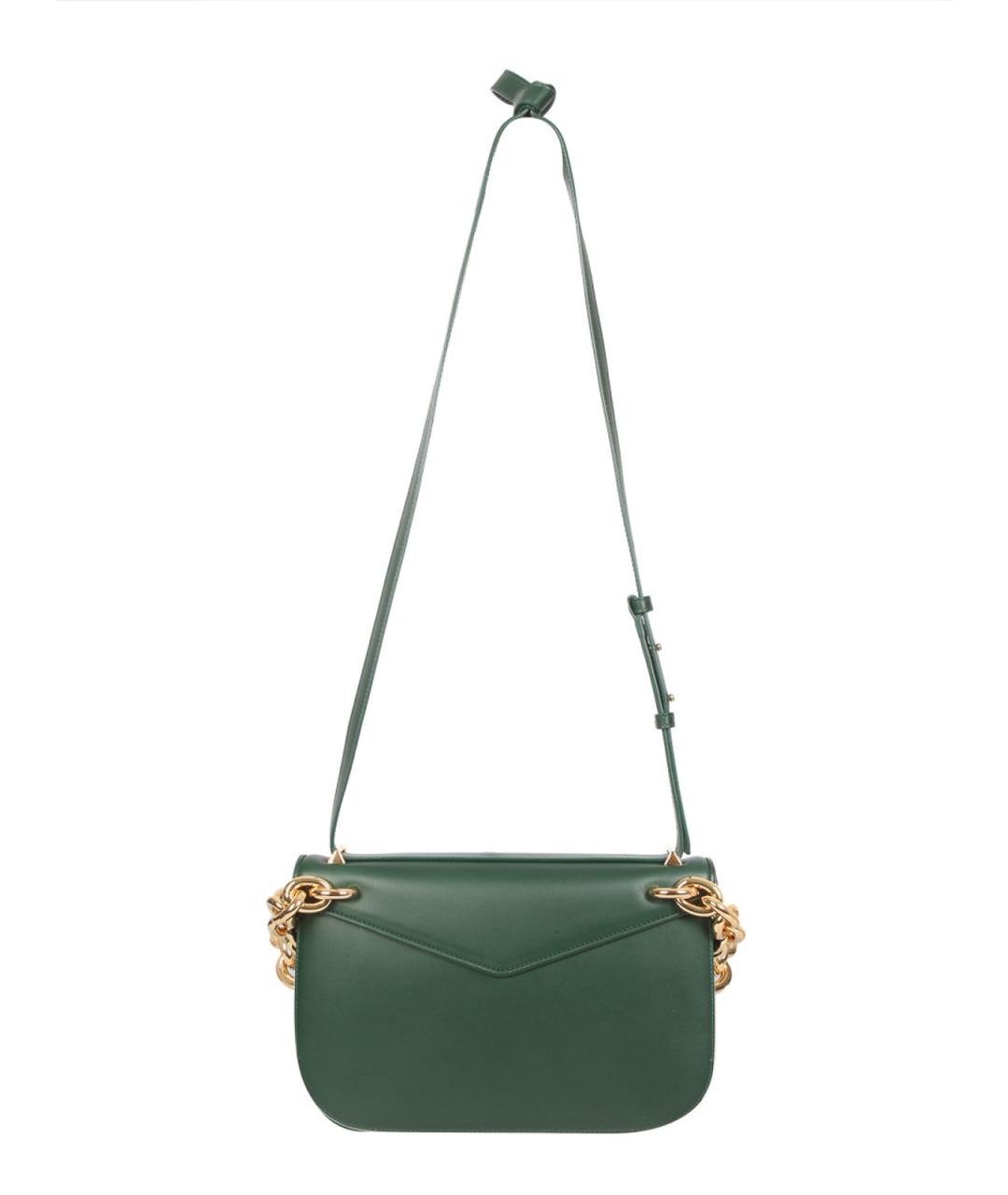 BOTTEGA VENETA Зеленая кожаная сумка через плечо, фото 2