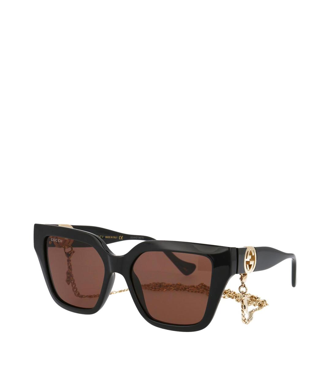 GUCCI Черные солнцезащитные очки, фото 2