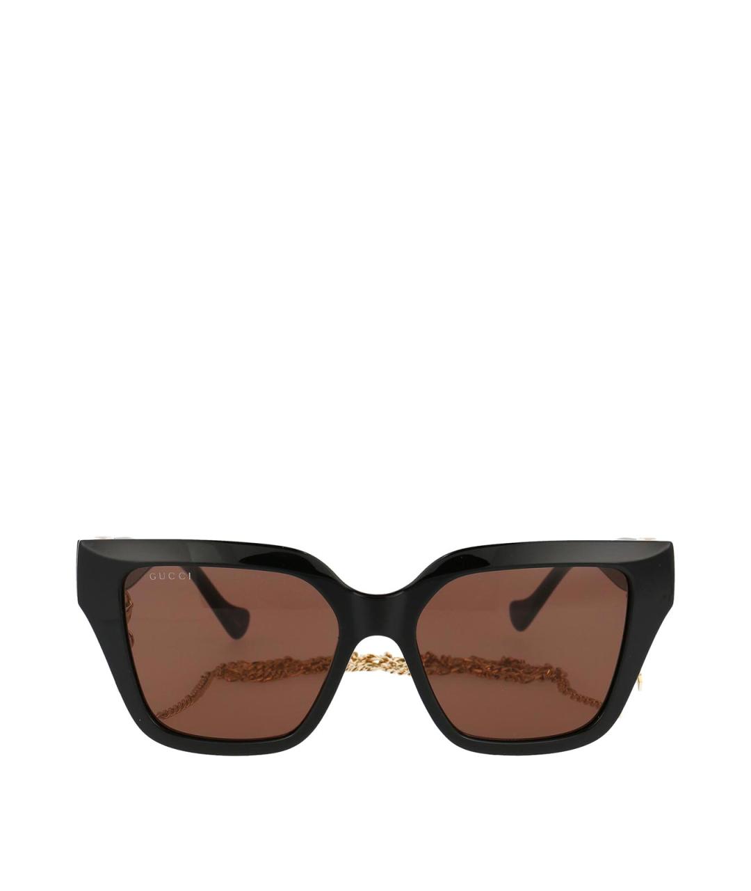 GUCCI Черные солнцезащитные очки, фото 1