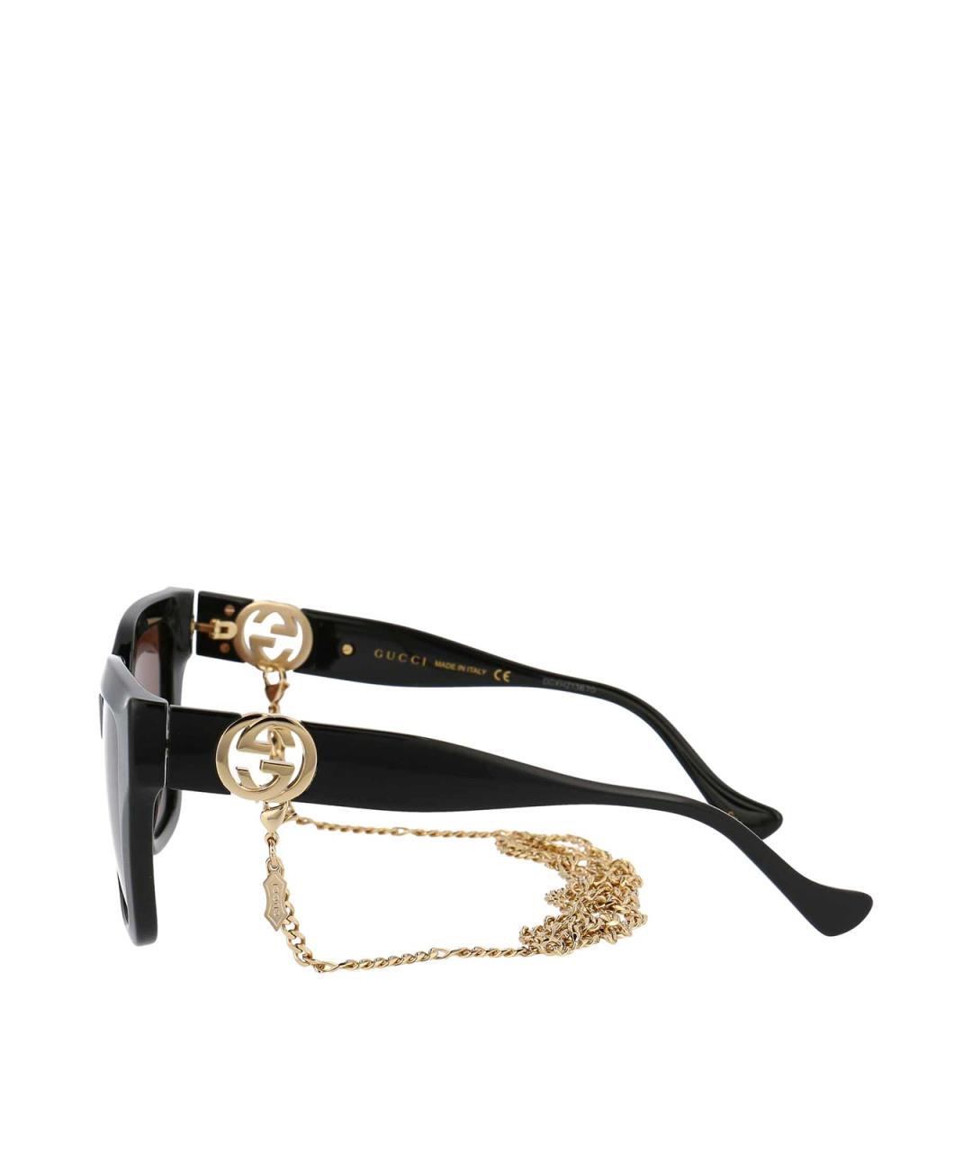 GUCCI Черные солнцезащитные очки, фото 3