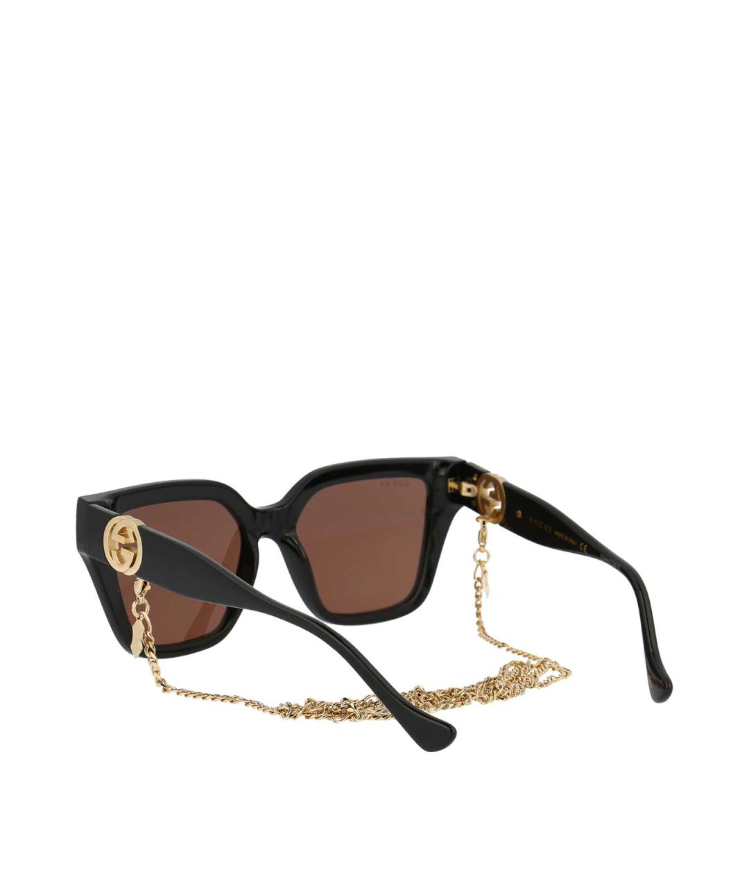 GUCCI Черные солнцезащитные очки, фото 4