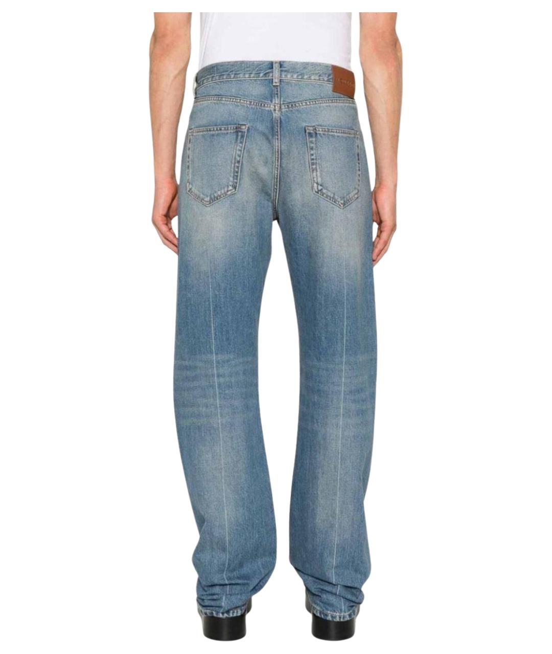 ALEXANDER MCQUEEN Синие прямые джинсы, фото 4