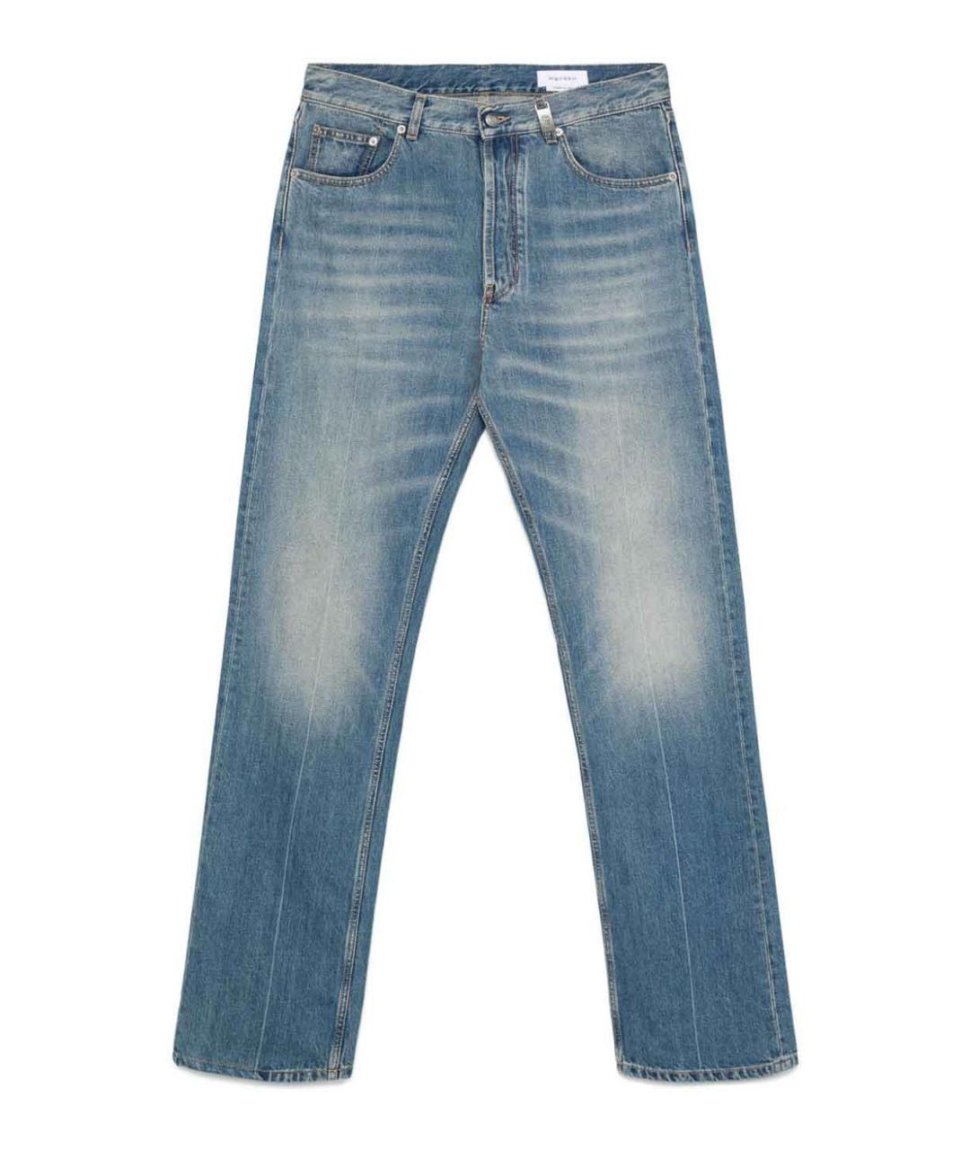ALEXANDER MCQUEEN Синие прямые джинсы, фото 1