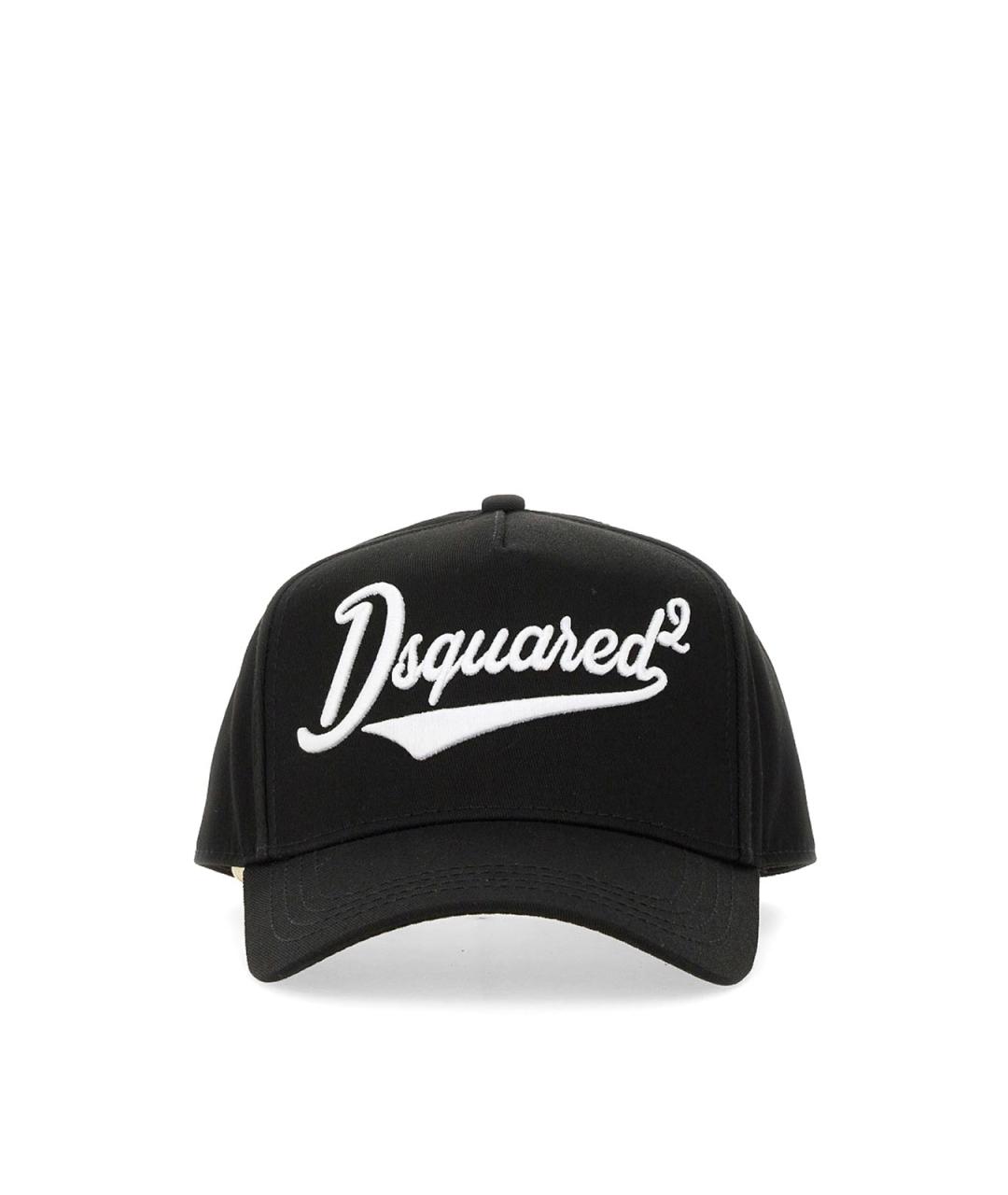DSQUARED2 Черная хлопковая кепка/бейсболка, фото 4