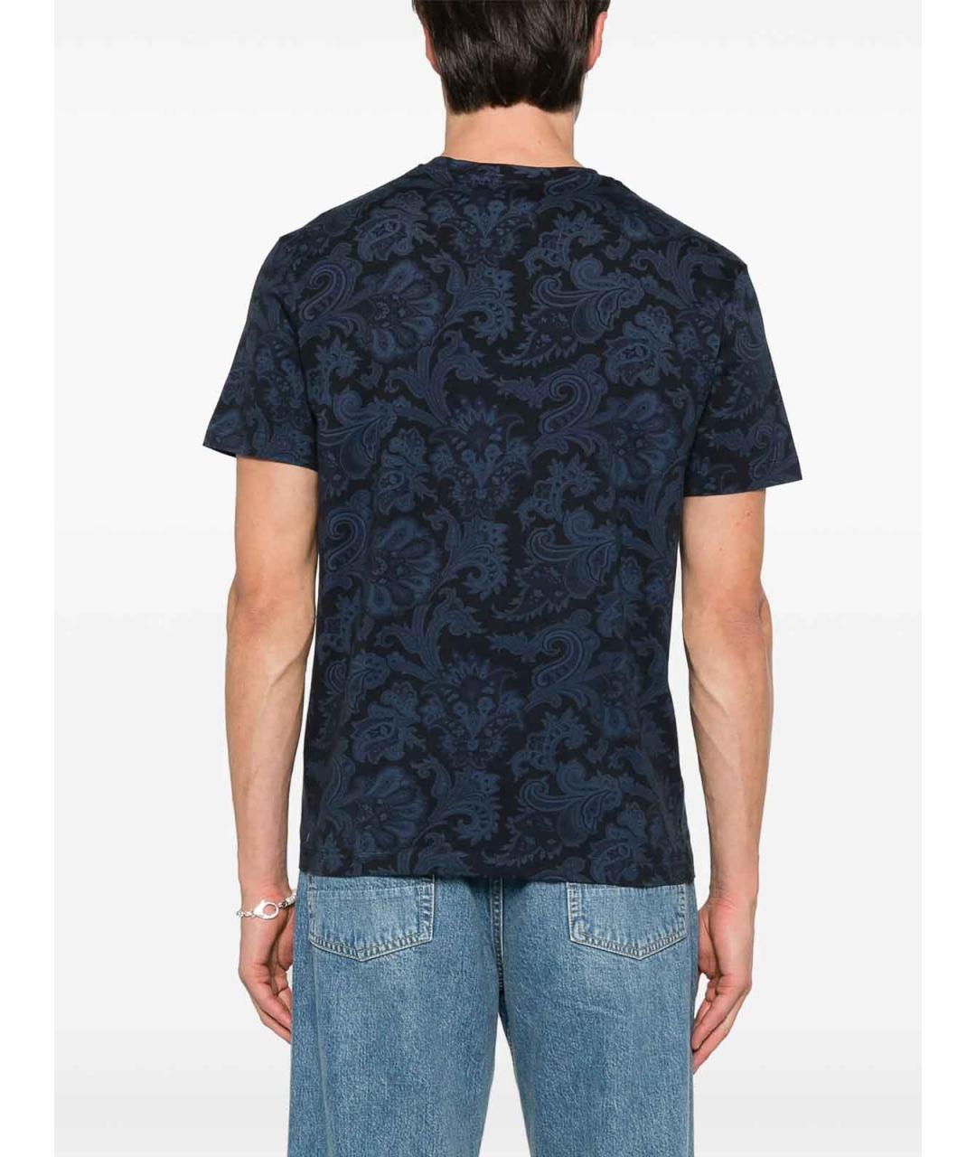 ETRO Черная хлопковая футболка, фото 3