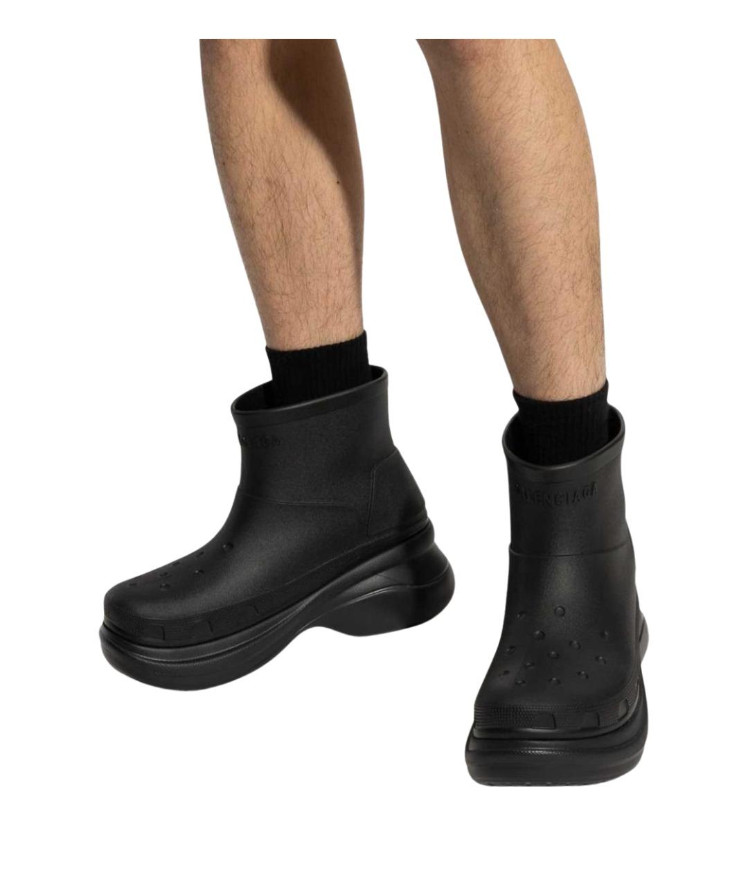 BALENCIAGA Черные низкие ботинки, фото 2