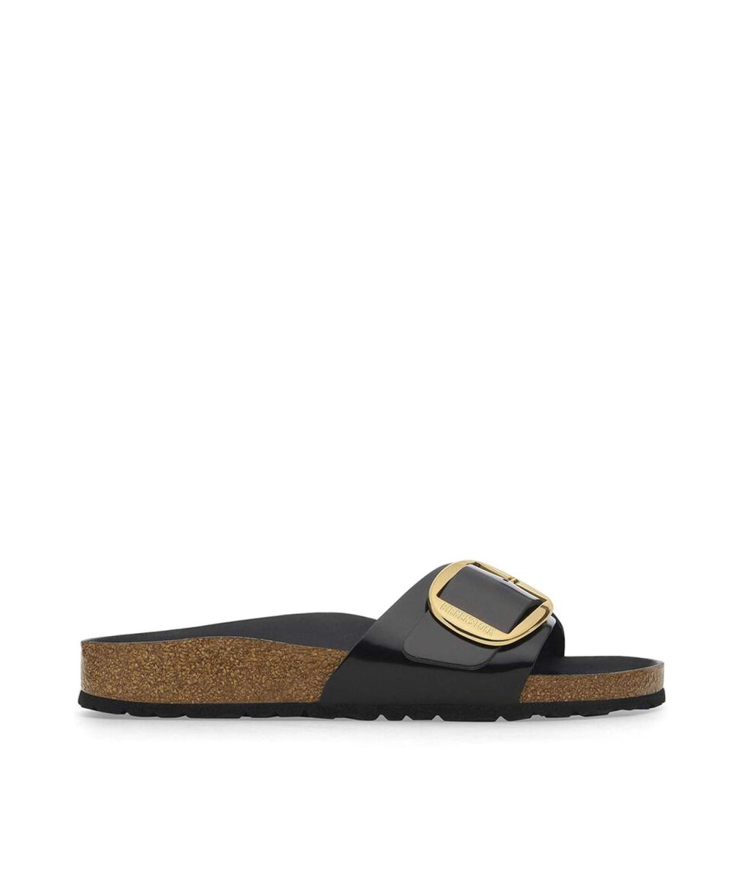 BIRKENSTOCK Черные текстильные сандалии, фото 1
