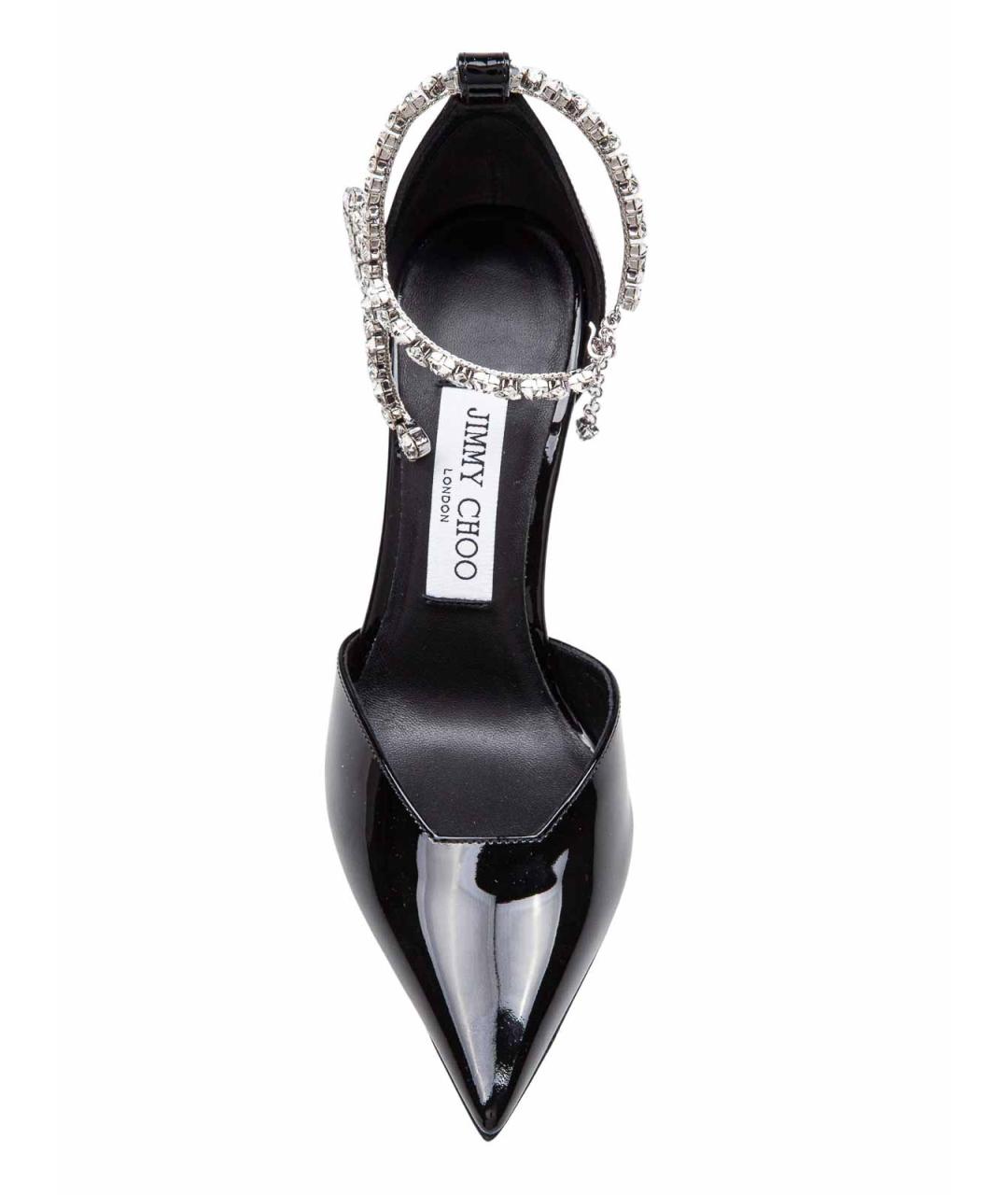JIMMY CHOO Черные туфли из лакированной кожи, фото 3