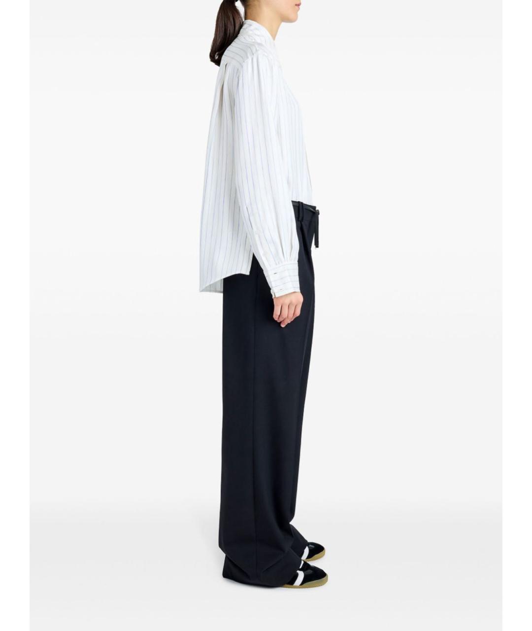 PROENZA SCHOULER Черные шерстяные прямые брюки, фото 2