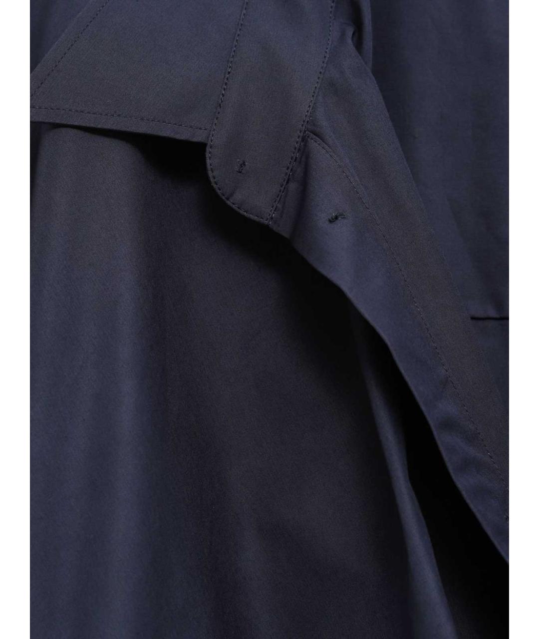 BALENCIAGA Темно-синее хлопковое повседневное платье, фото 2