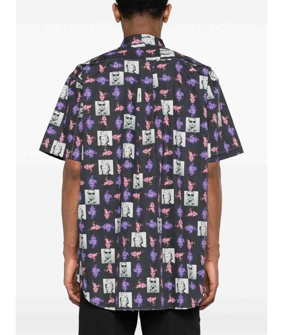COMME DES GARÇONS Мульти хлопковая кэжуал рубашка, фото 4