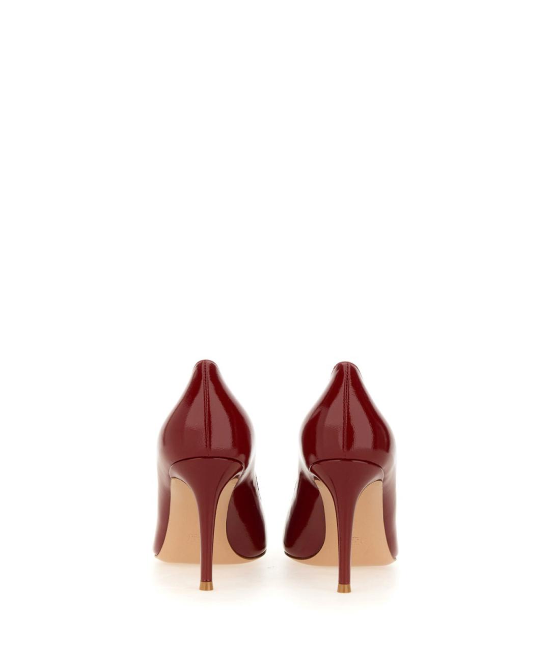 GIANVITO ROSSI Красные туфли из лакированной кожи, фото 4