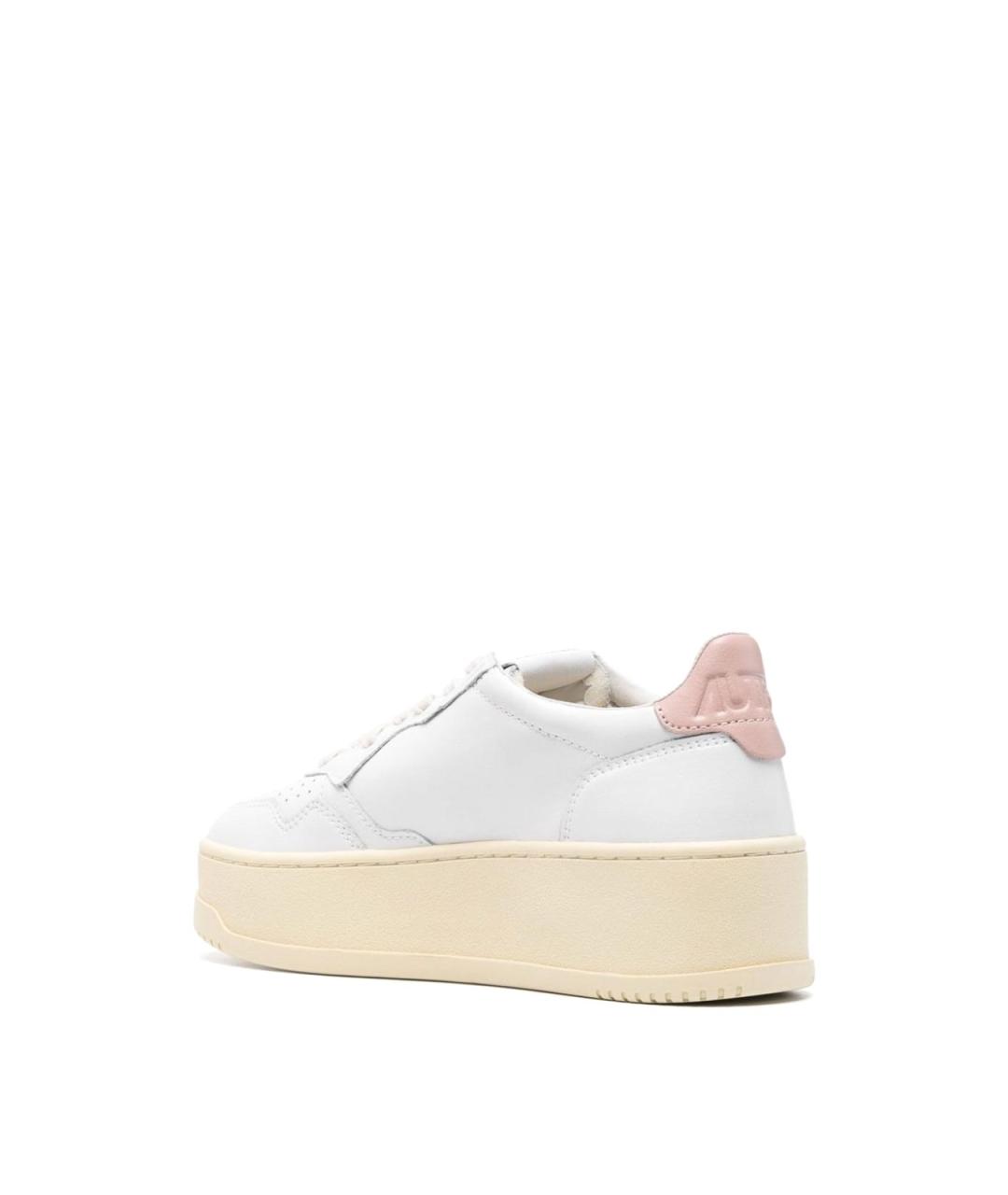 AUTRY Белые кожаные кроссовки, фото 3