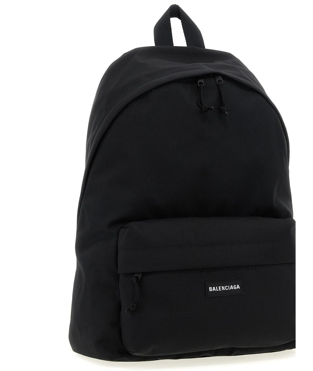BALENCIAGA Черный тканевый рюкзак, фото 3