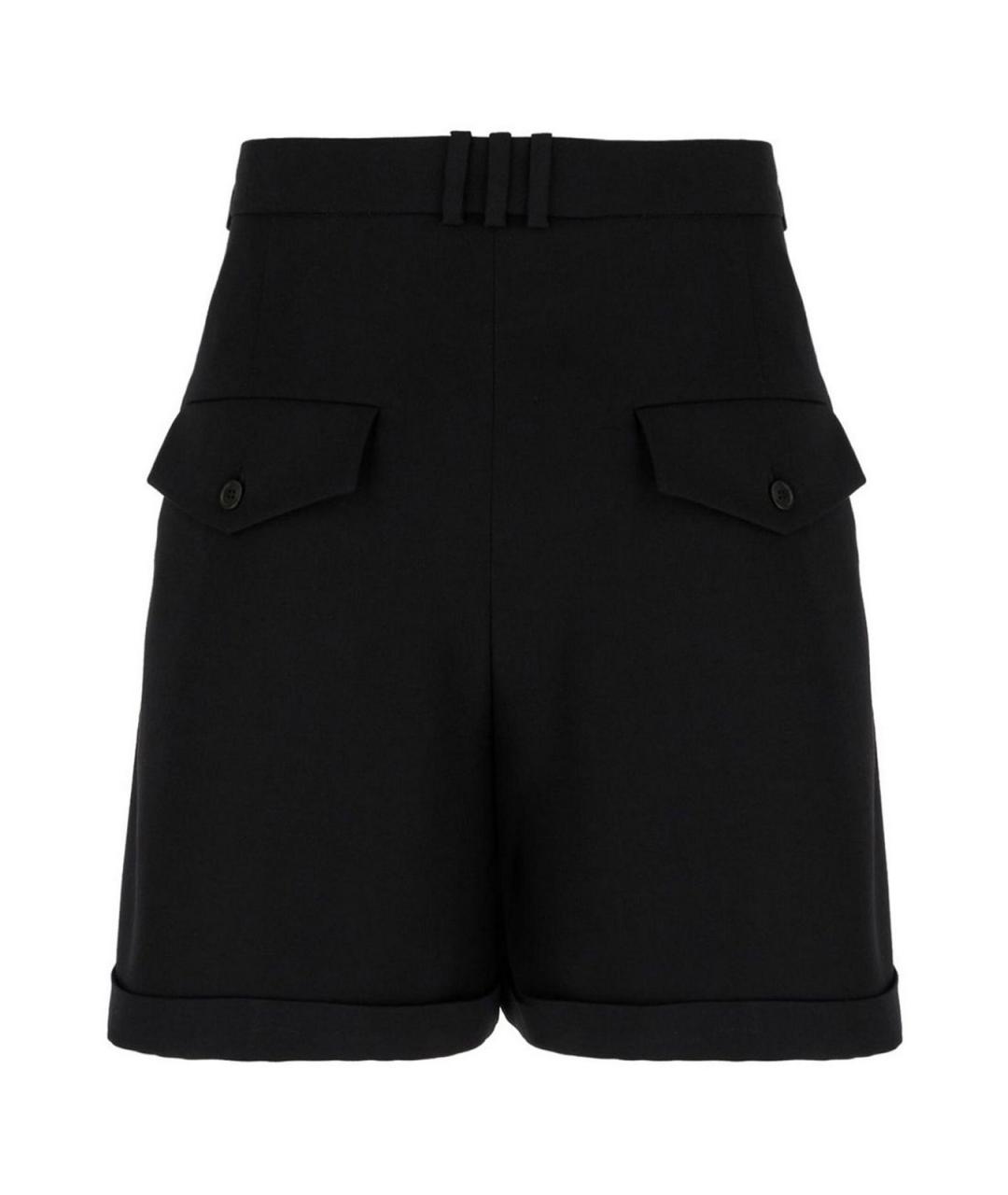 BALMAIN Черные шорты, фото 2