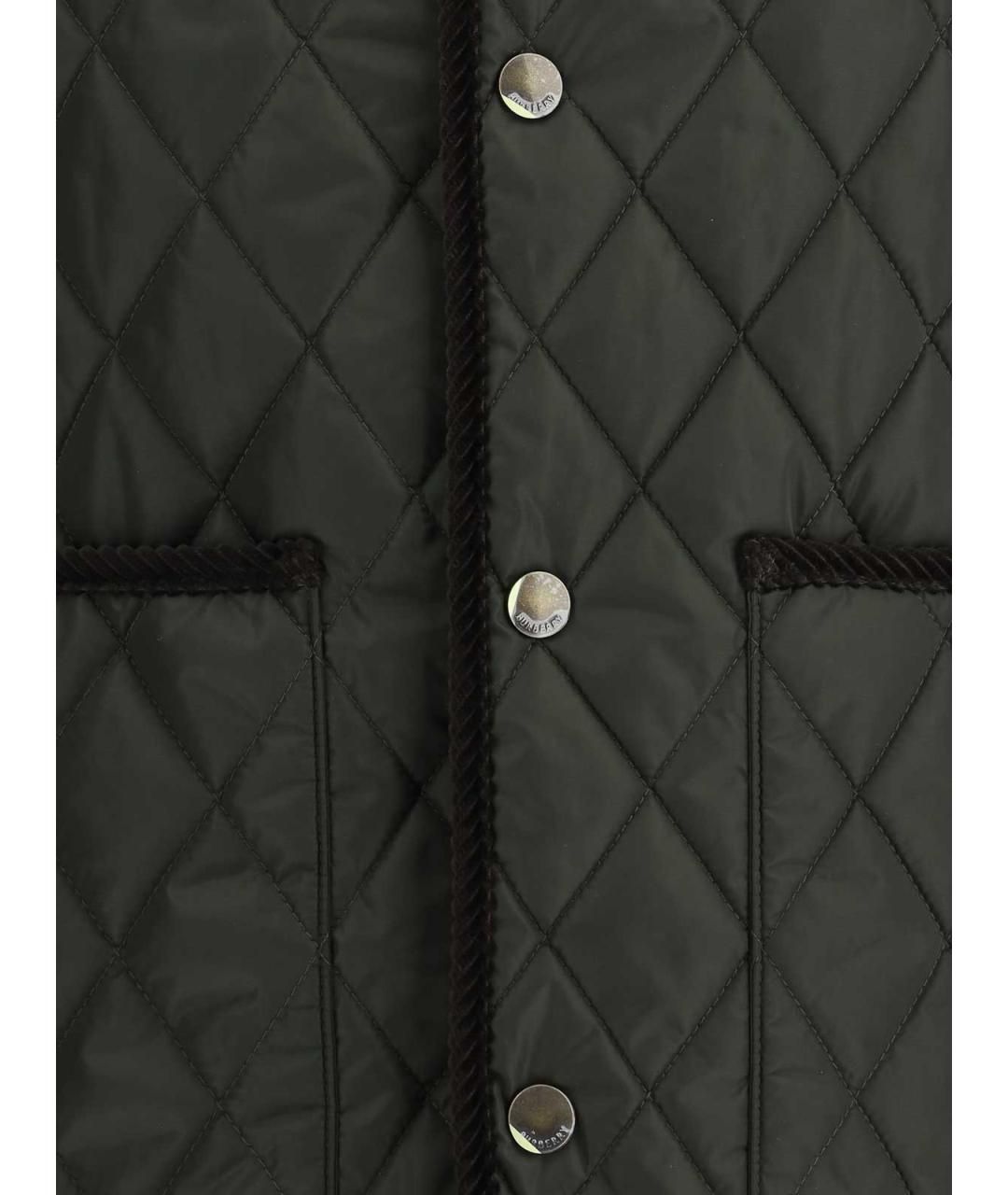BURBERRY Зеленый жилет, фото 3