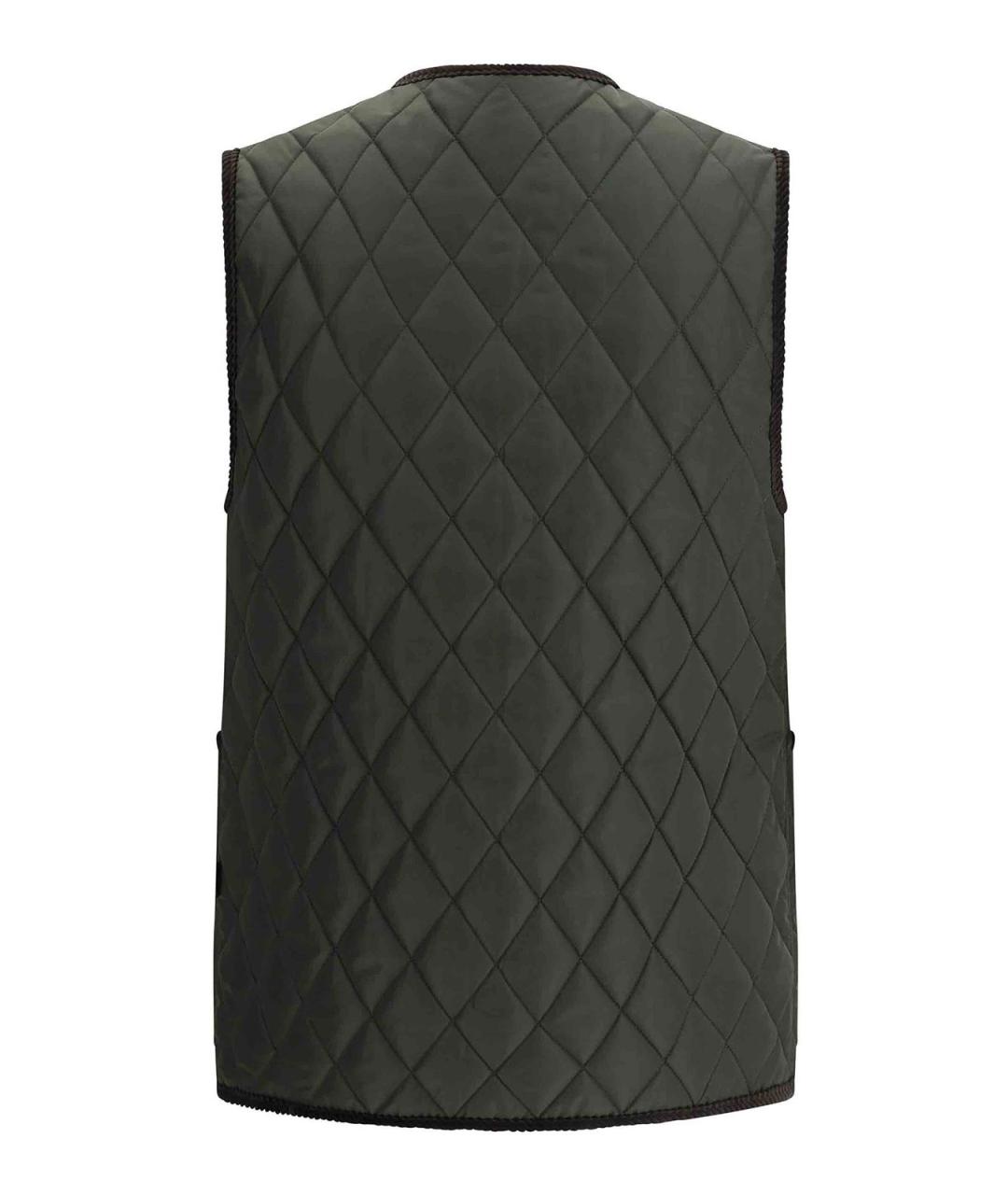 BURBERRY Зеленый жилет, фото 2