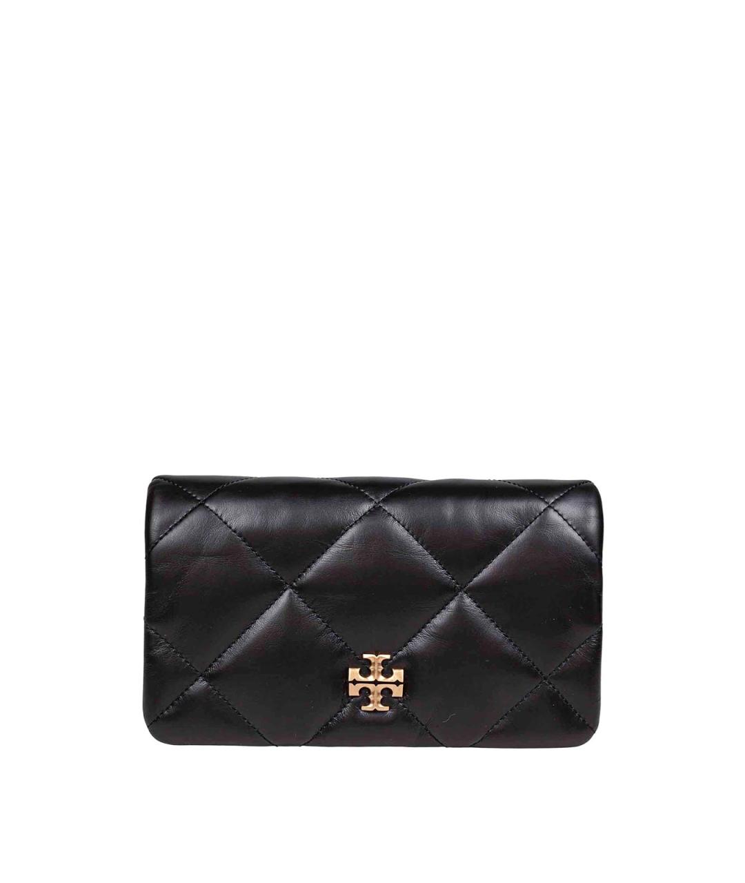 TORY BURCH Черная кожаная сумка через плечо, фото 1