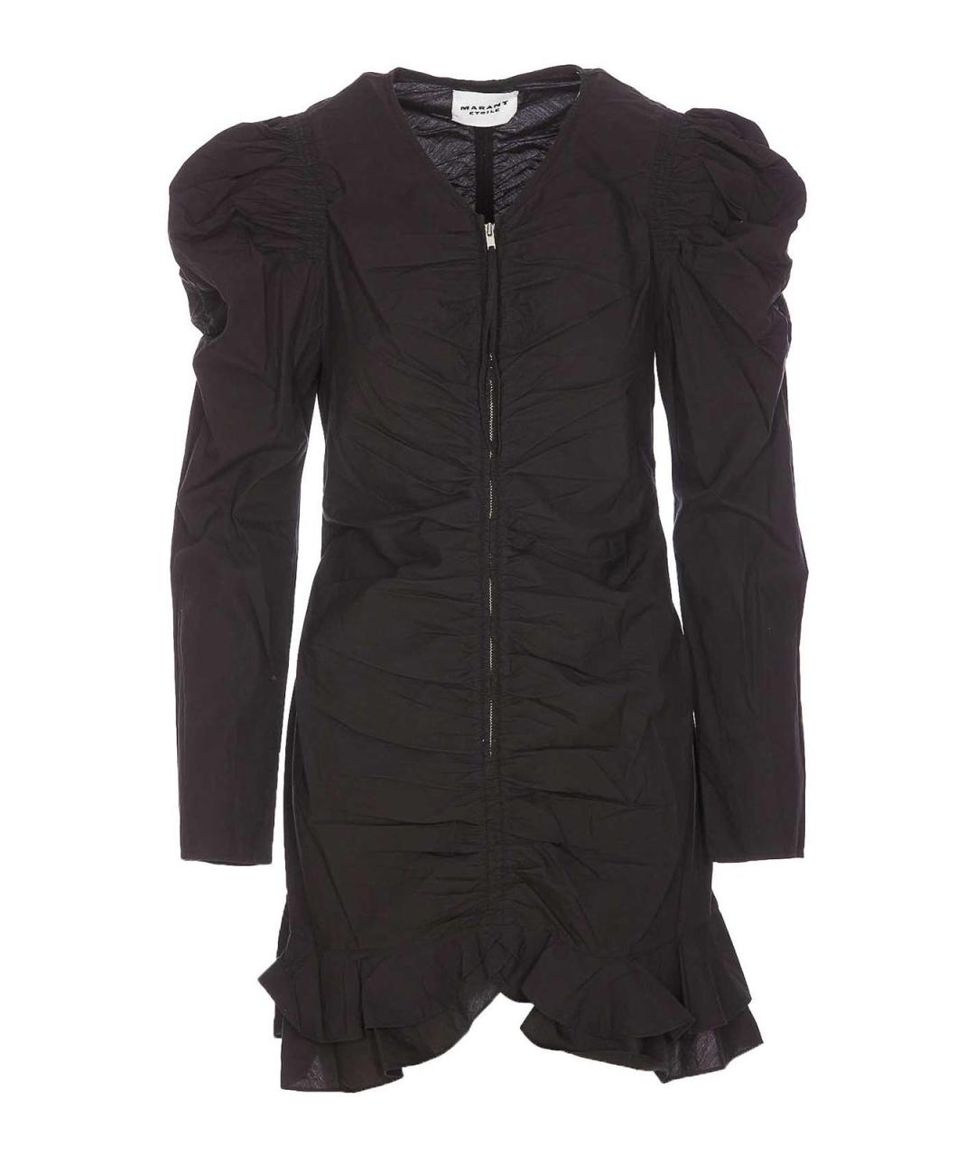 ISABEL MARANT Черное хлопковое повседневное платье, фото 1