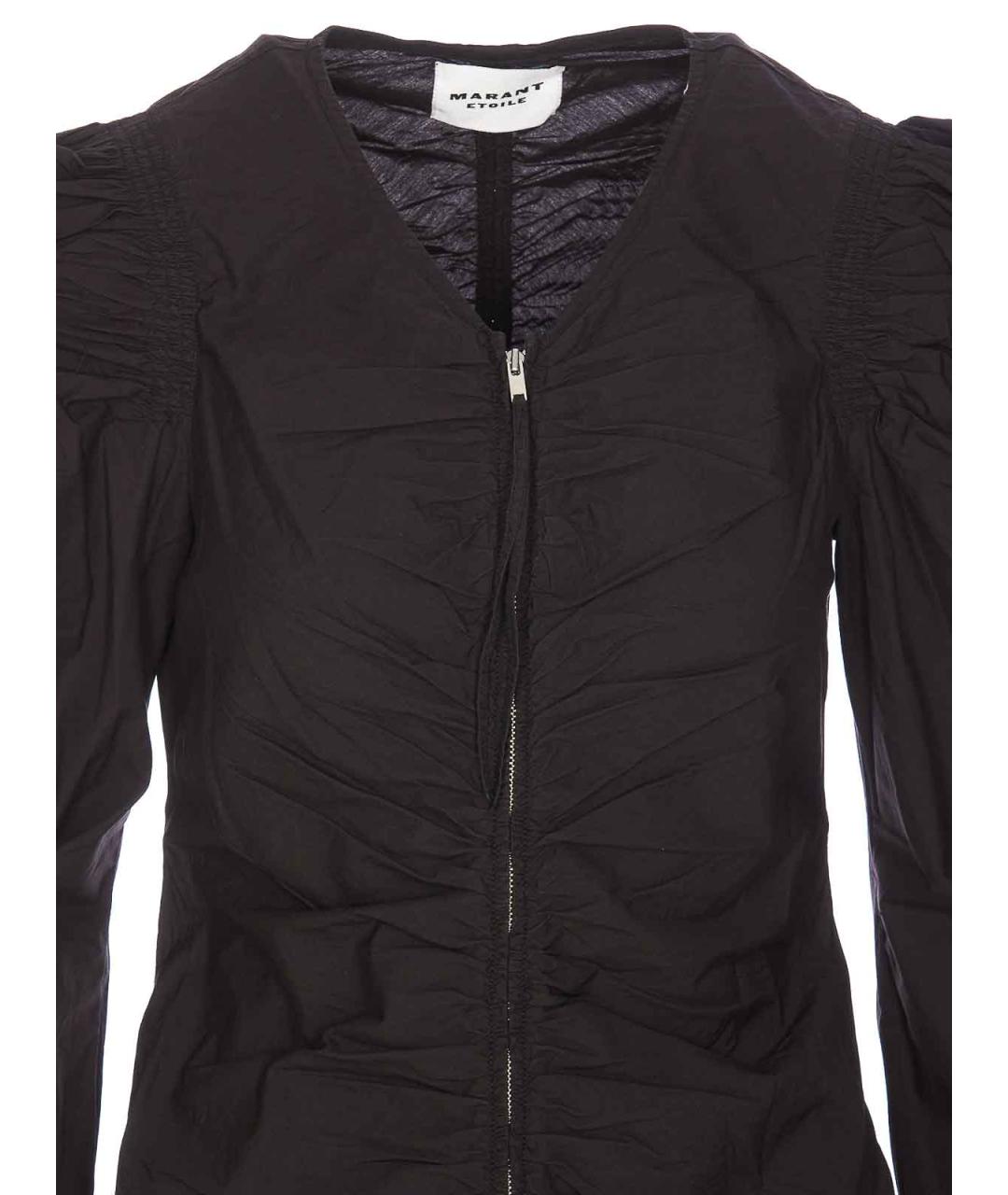 ISABEL MARANT Черное хлопковое повседневное платье, фото 4