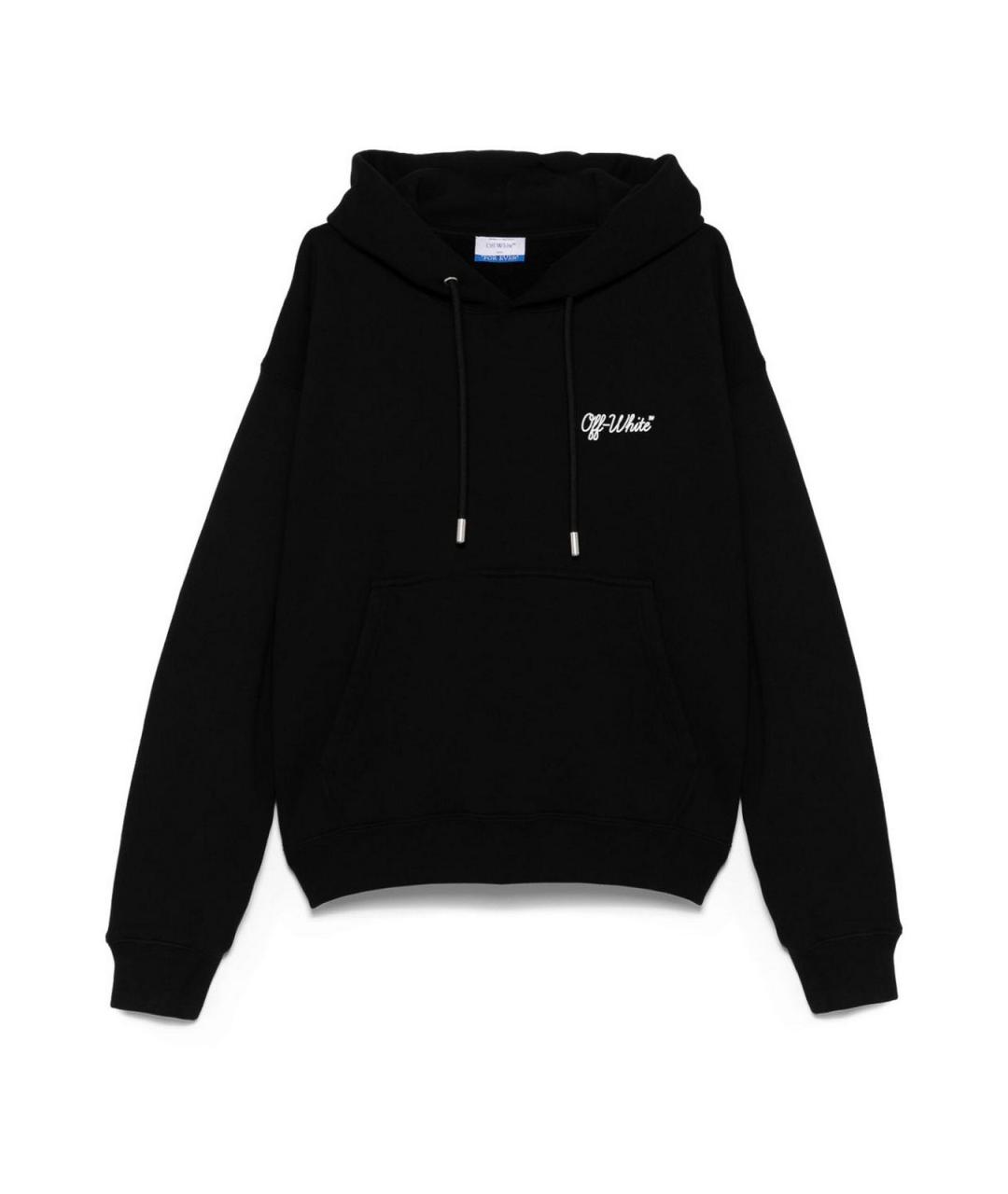OFF-WHITE Черная хлопковая футболка, фото 1