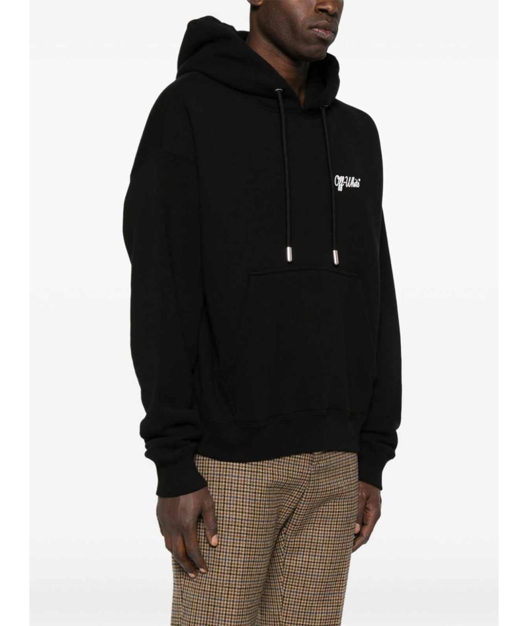 OFF-WHITE Черная хлопковая футболка, фото 5