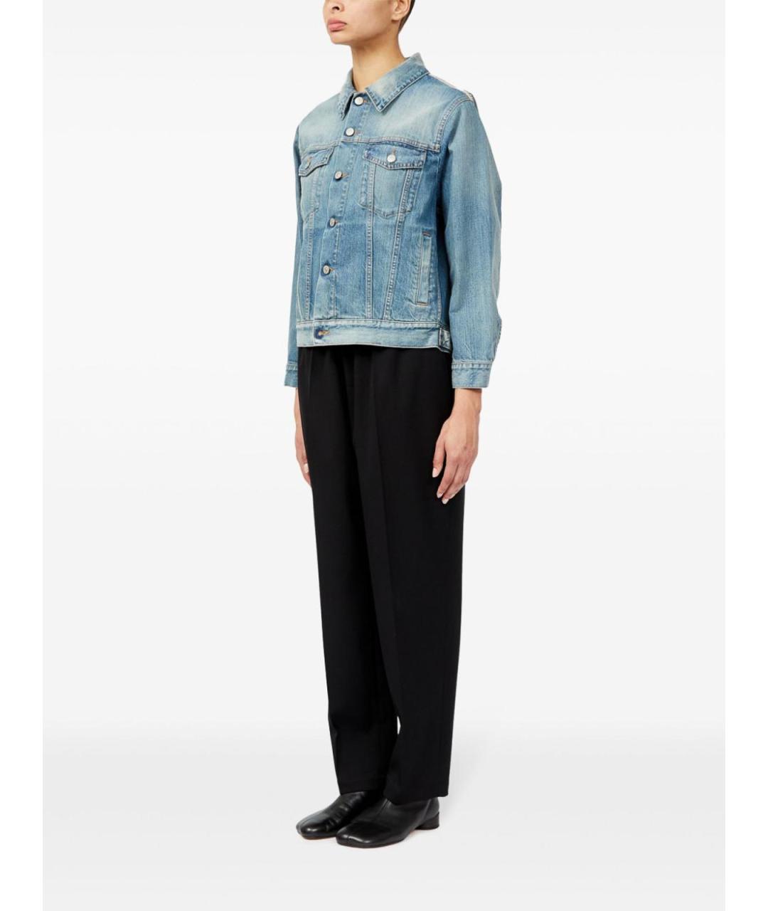 MM6 MAISON MARGIELA Синяя хлопковая куртка, фото 3