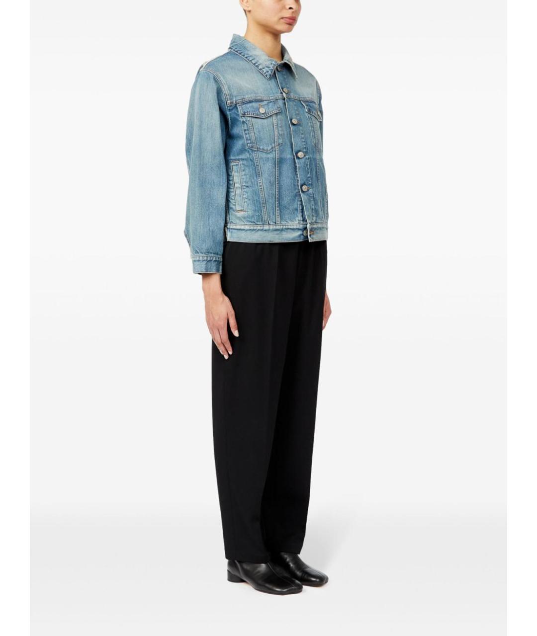 MM6 MAISON MARGIELA Синяя хлопковая куртка, фото 5