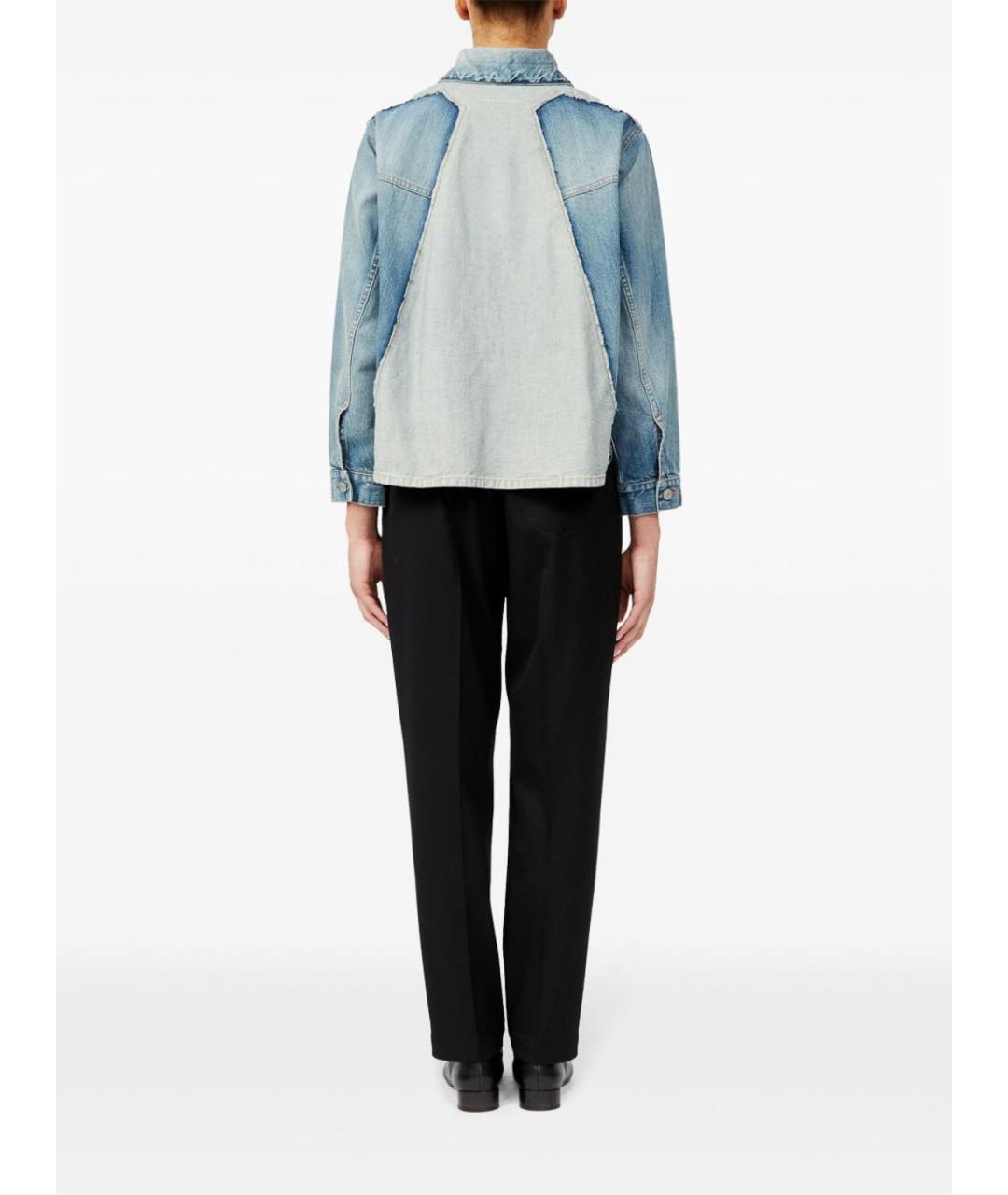 MM6 MAISON MARGIELA Синяя хлопковая куртка, фото 6