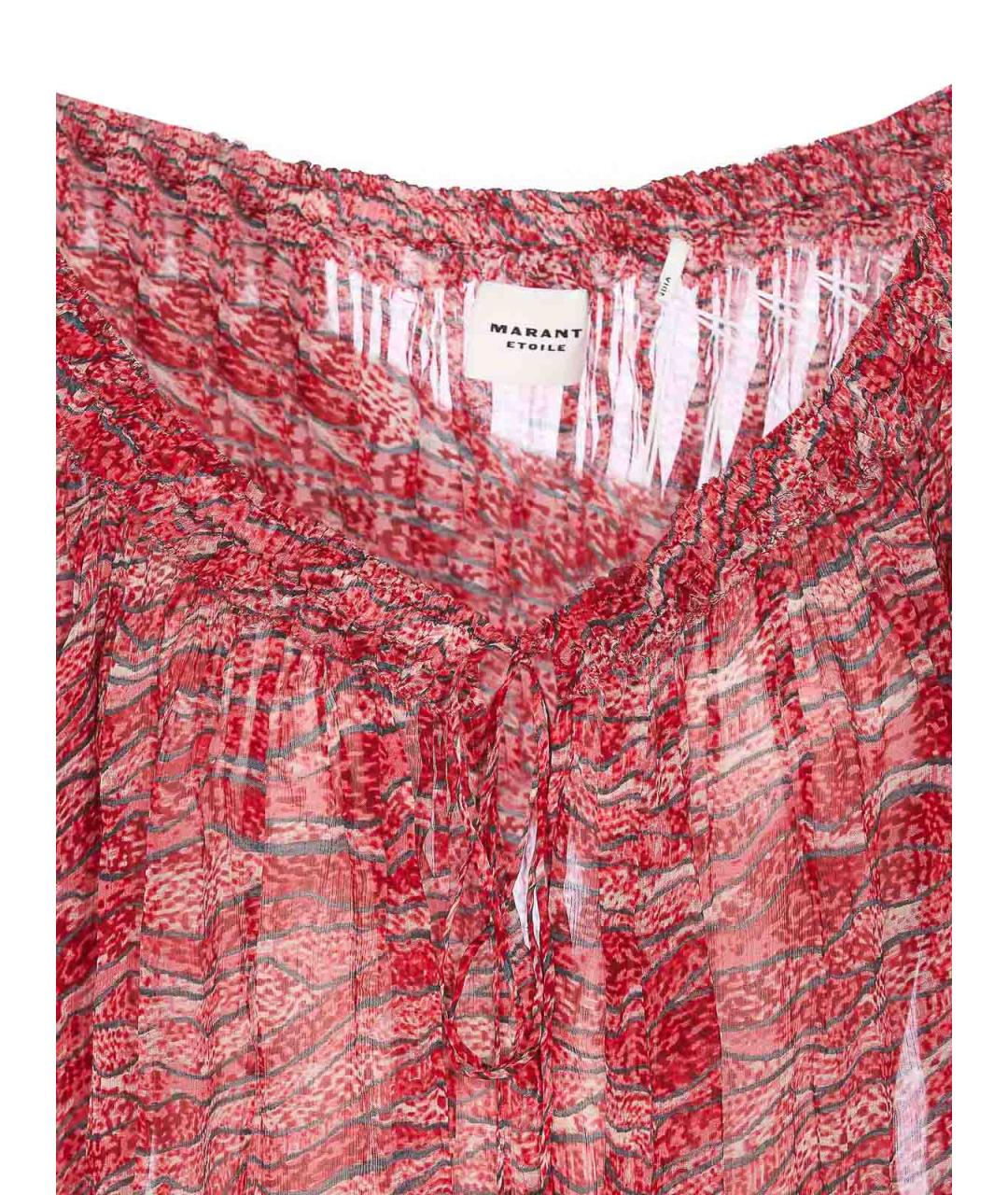 ISABEL MARANT Красная вискозная майка, фото 4