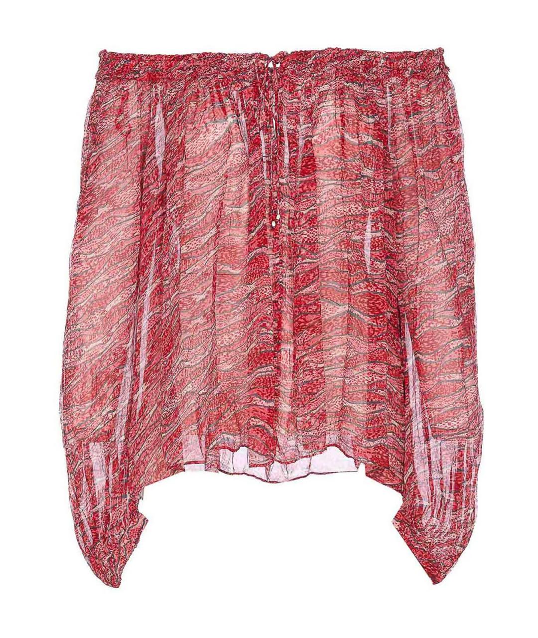 ISABEL MARANT Красная вискозная майка, фото 1