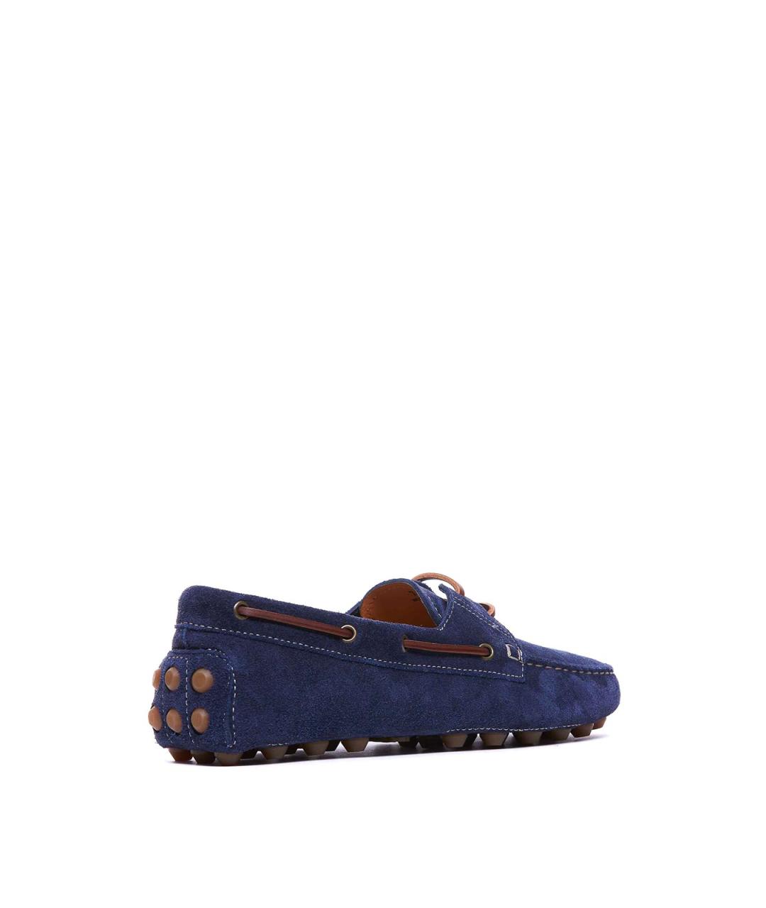 TOD'S Синие замшевые лоферы, фото 2