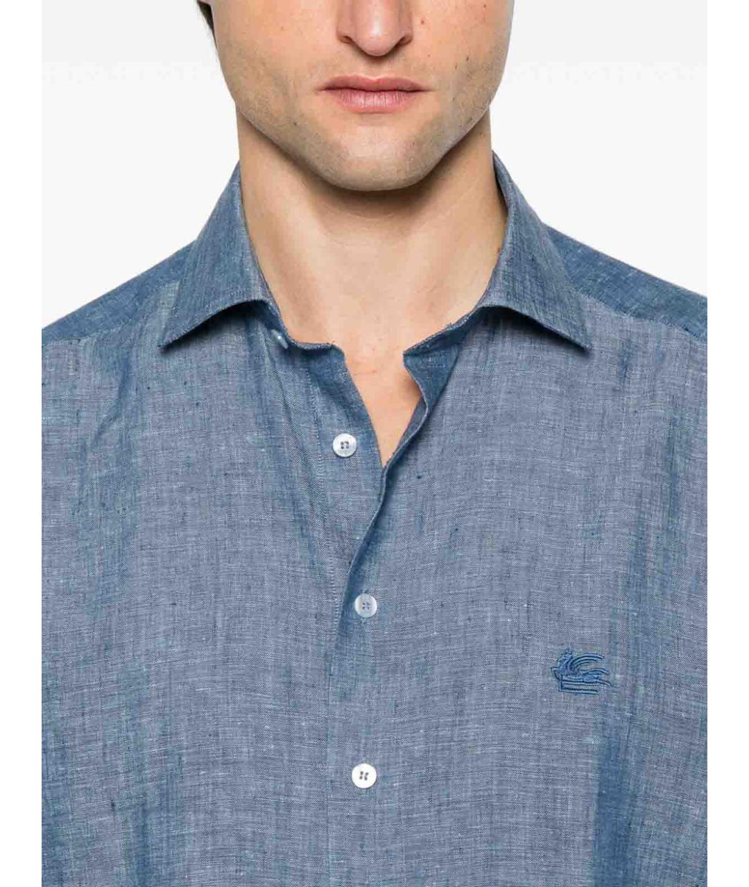 ETRO Синяя кэжуал рубашка, фото 2