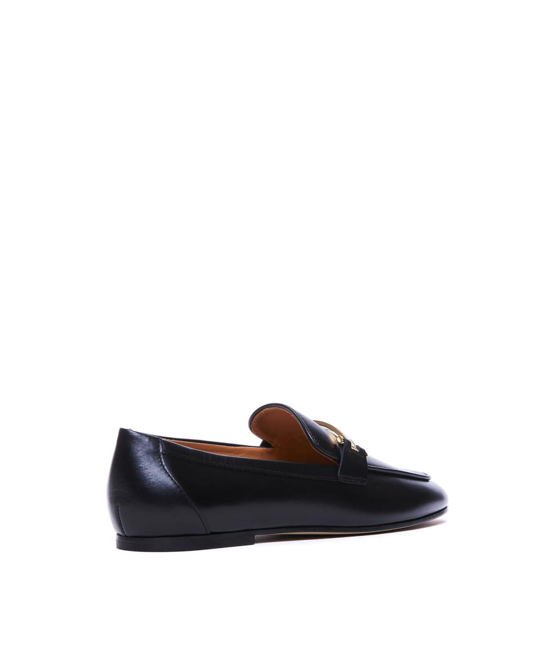 TOD'S Черные кожаные лоферы, фото 2