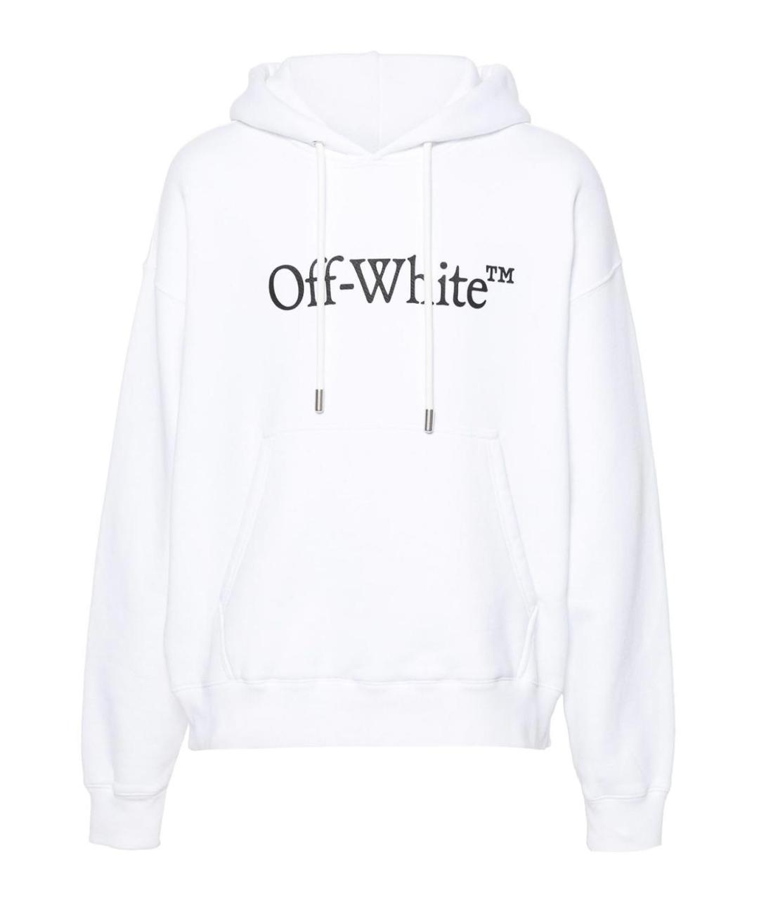 OFF-WHITE Белая хлопковая футболка, фото 1